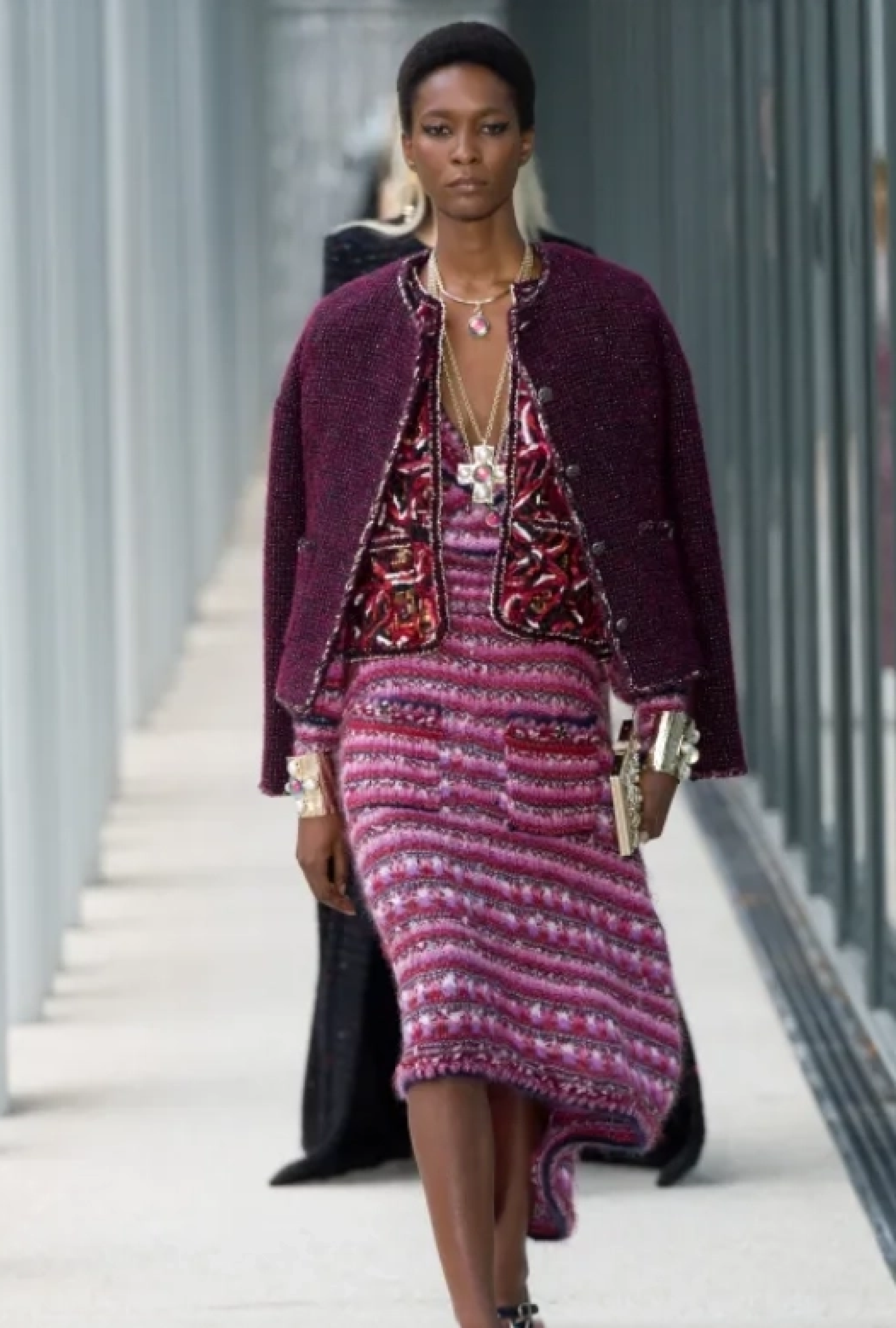 Veste Chanel Tweed Purple 2022