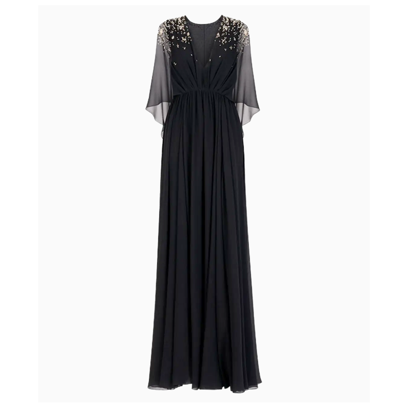 Robe Givenchy Black Embellished