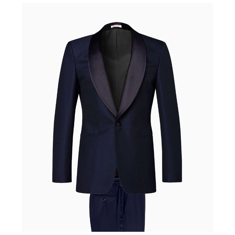 Smoking Fursac Marine Doublure Noire