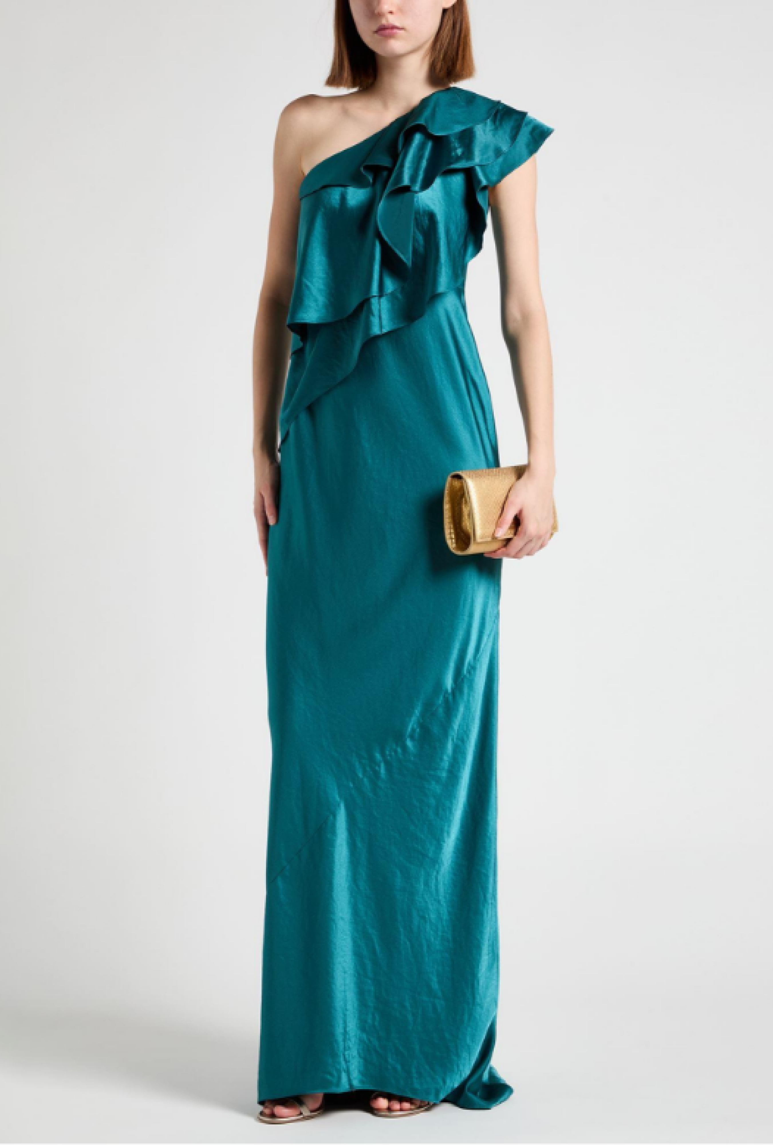 Robe Paule Ka Vert Pétrole