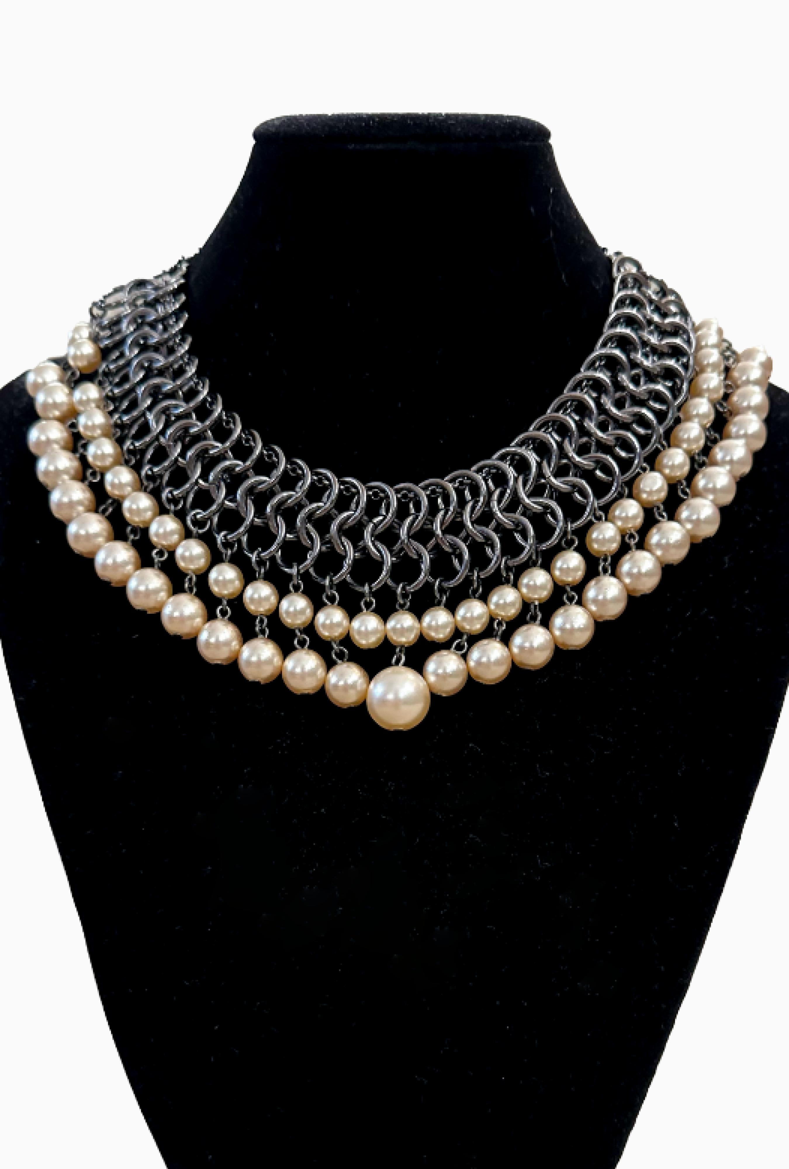 Collier Hélène Zubeldia Cascade De Perles