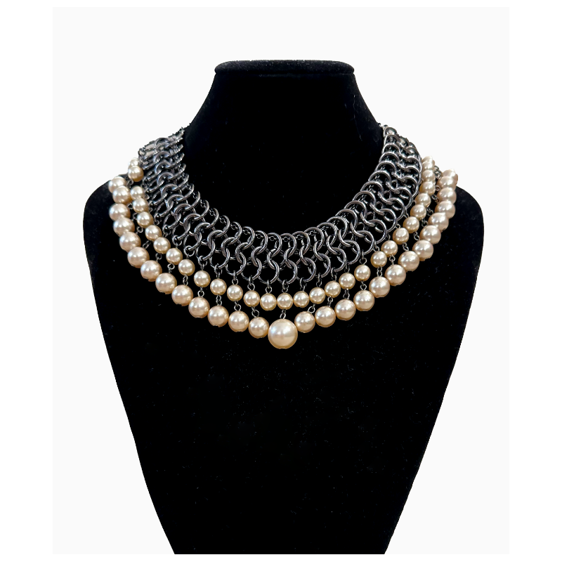 Collier Hélène Zubeldia Cascade De Perles
