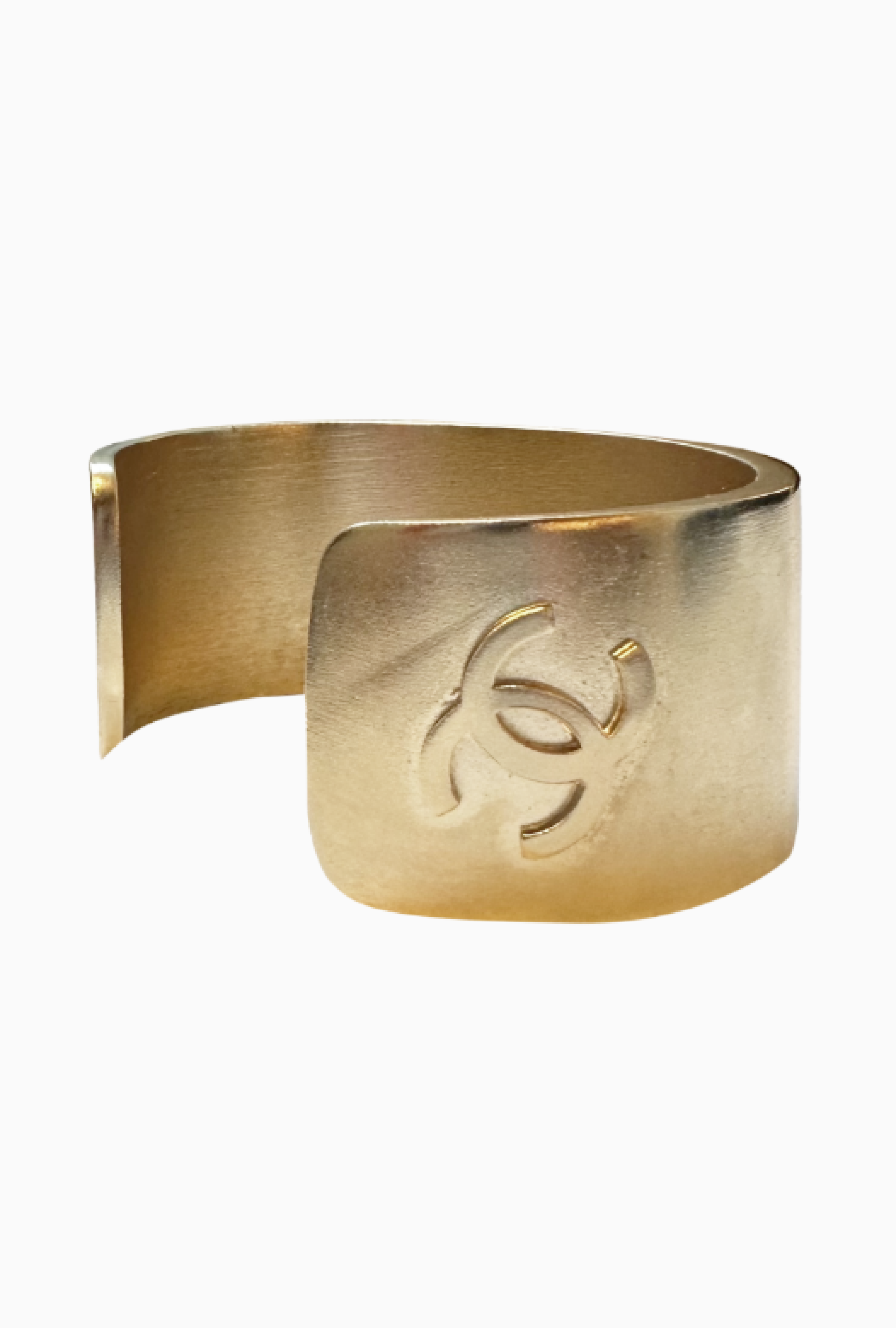 Manchette Chanel Métal Doré