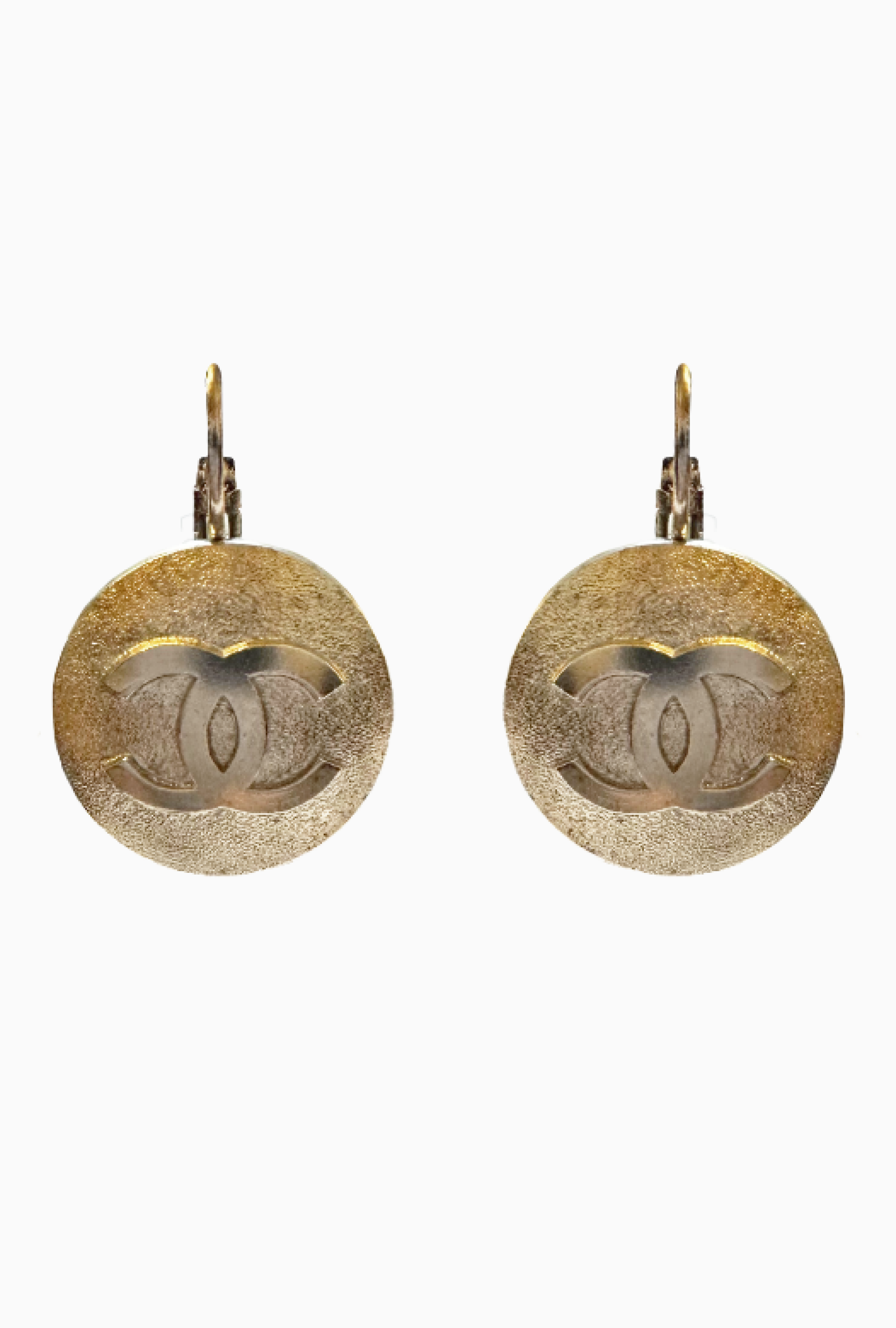 Boucles D'Oreilles Chanel Pampilles CC
