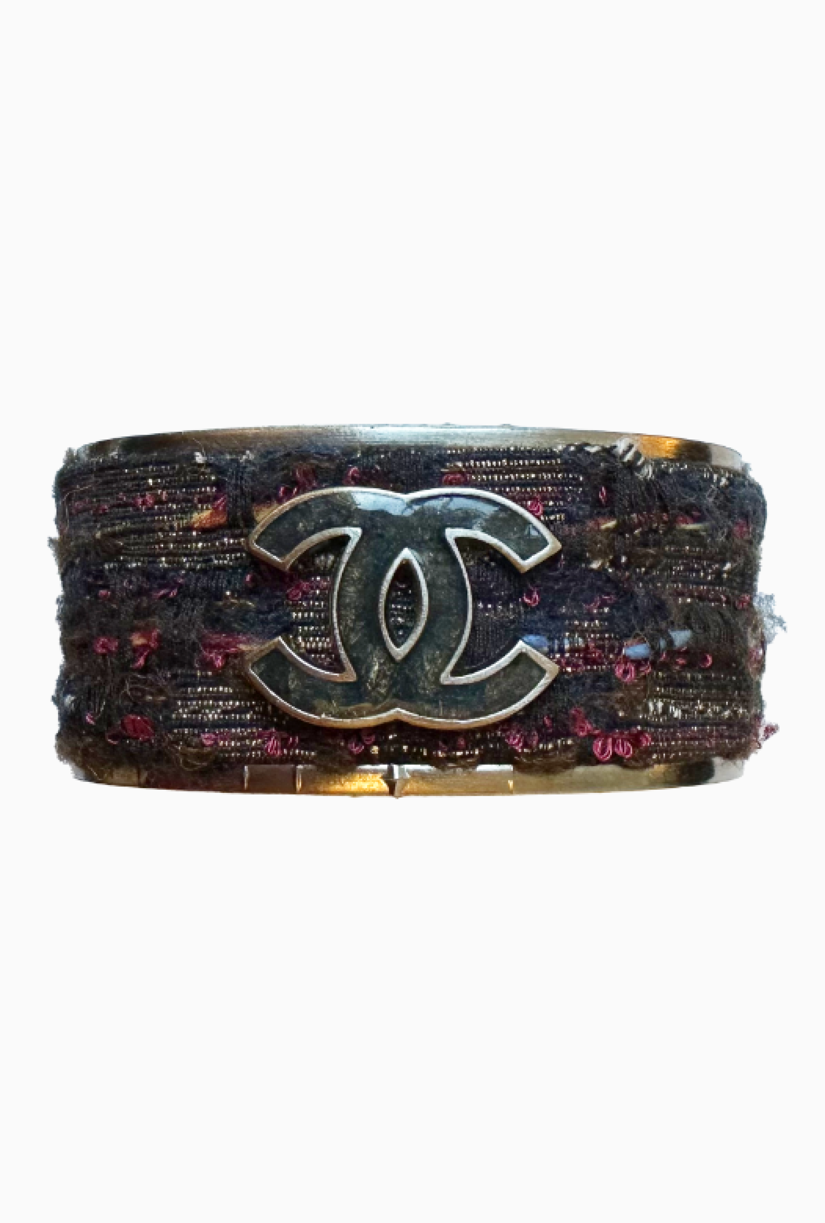Manchette Chanel Tweed CC