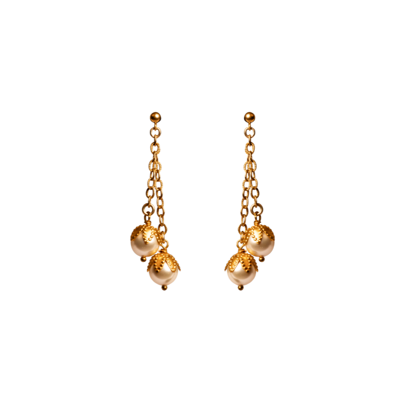 Boucles D'Oreilles Maud T Bijoux Duo Vintage