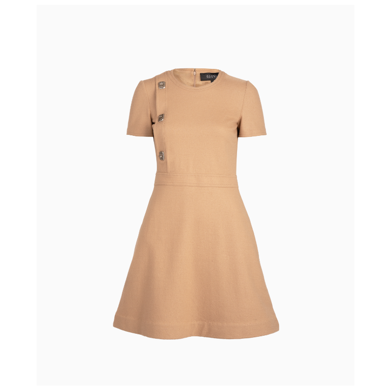 Robe Gucci Wool Beige