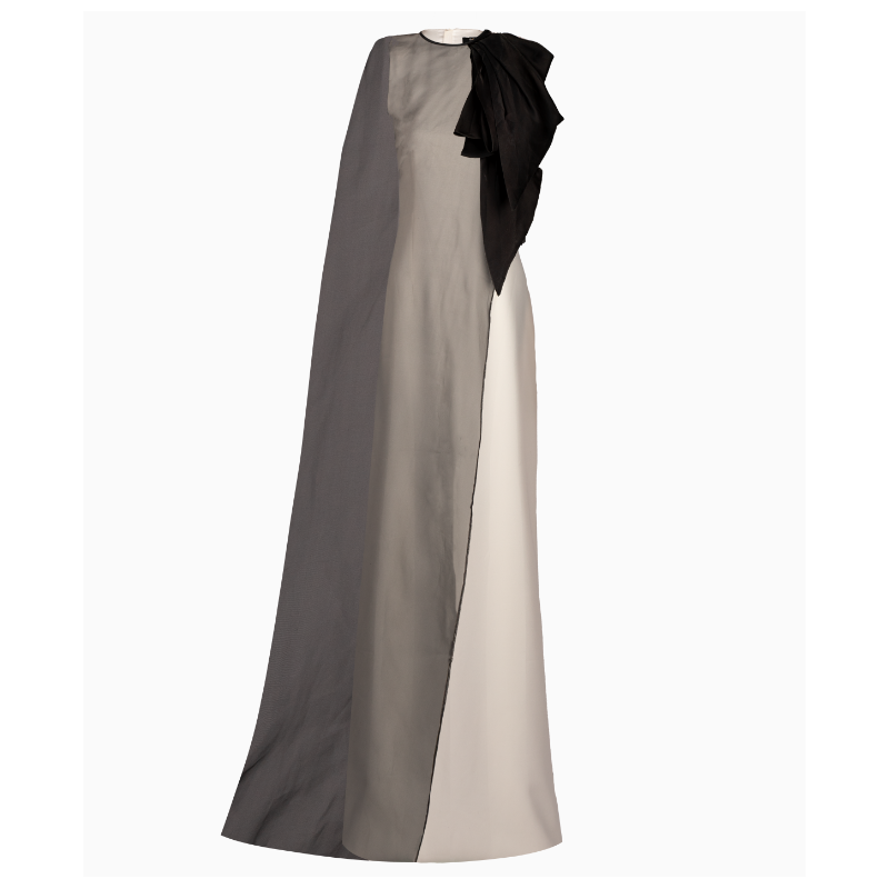 Robe Paule Ka Mystère satiné