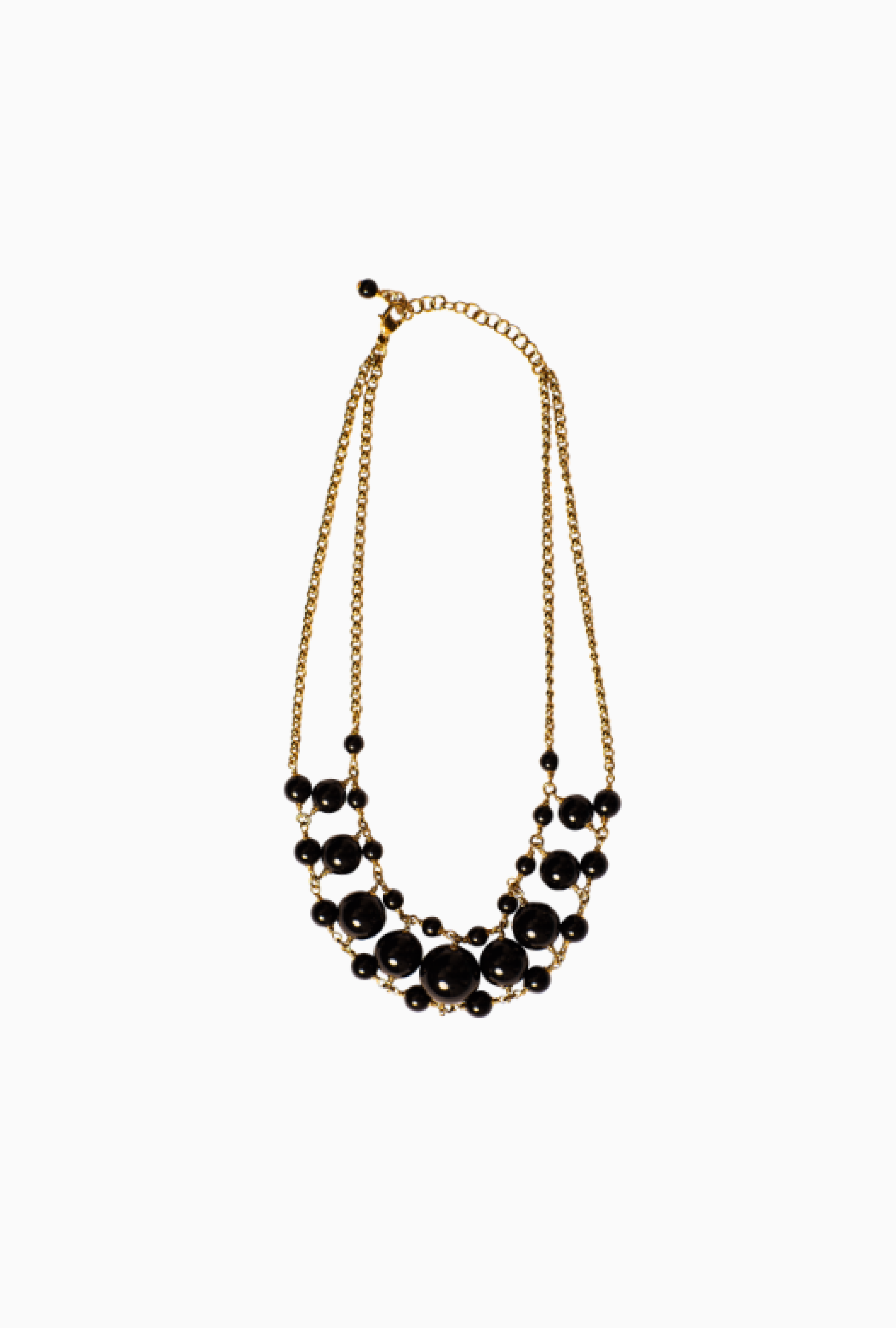 Collier Maud T Bijoux Lune Pop Corn Noir