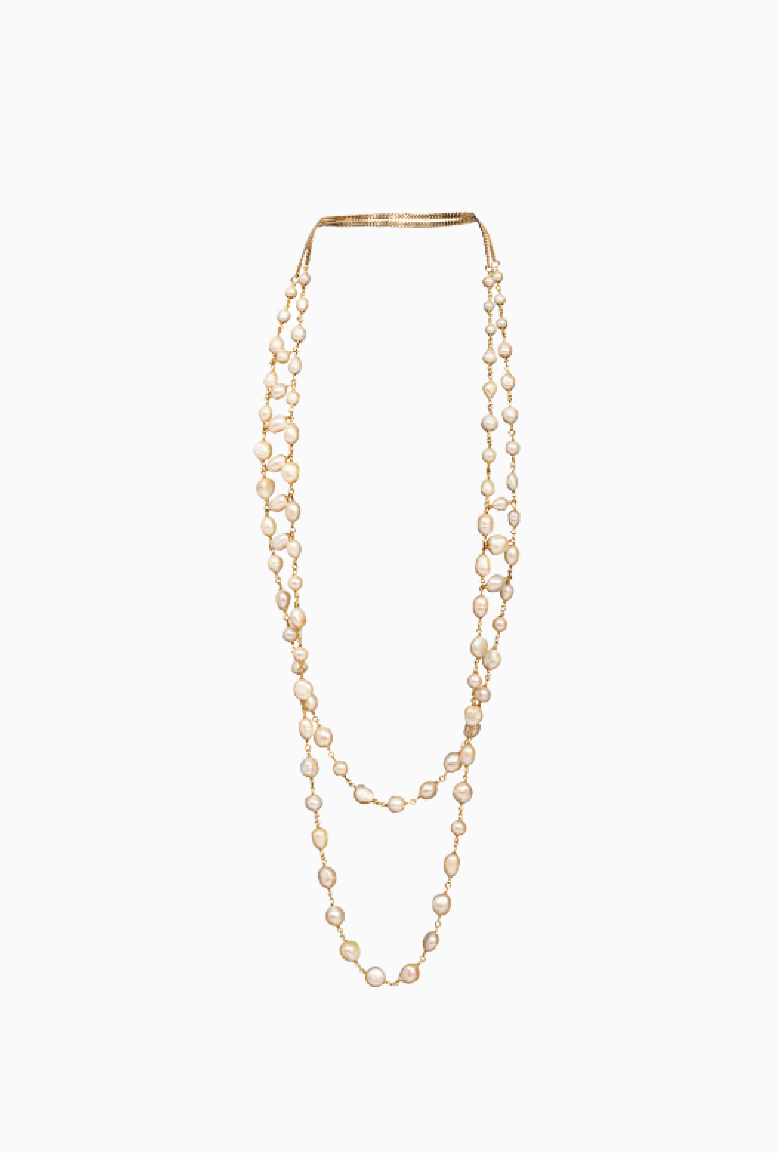 Sautoir Maud T Bijoux Pop Corn Blanc