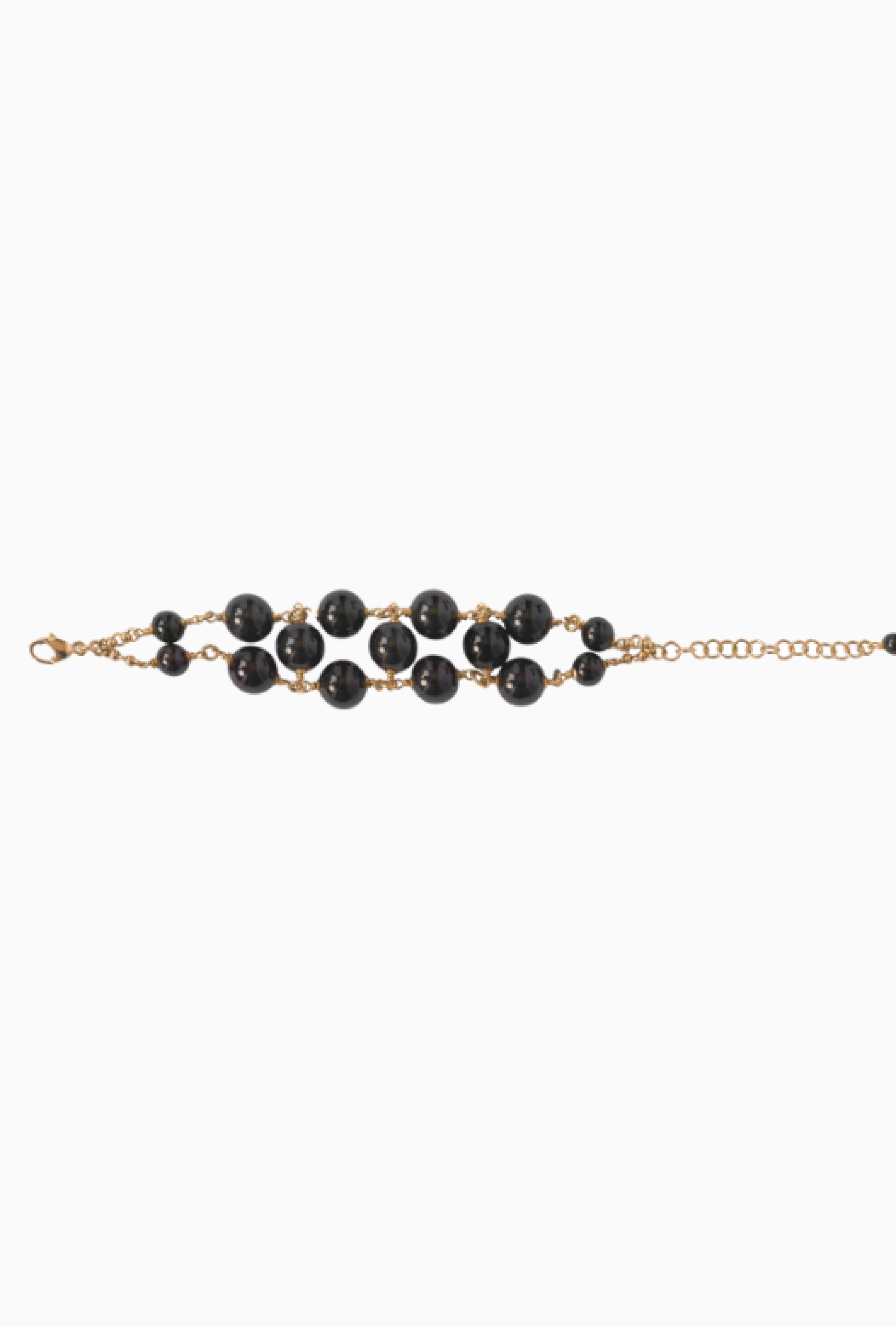 Bracelet Maud T Bijoux Damier Pop Corn Noir