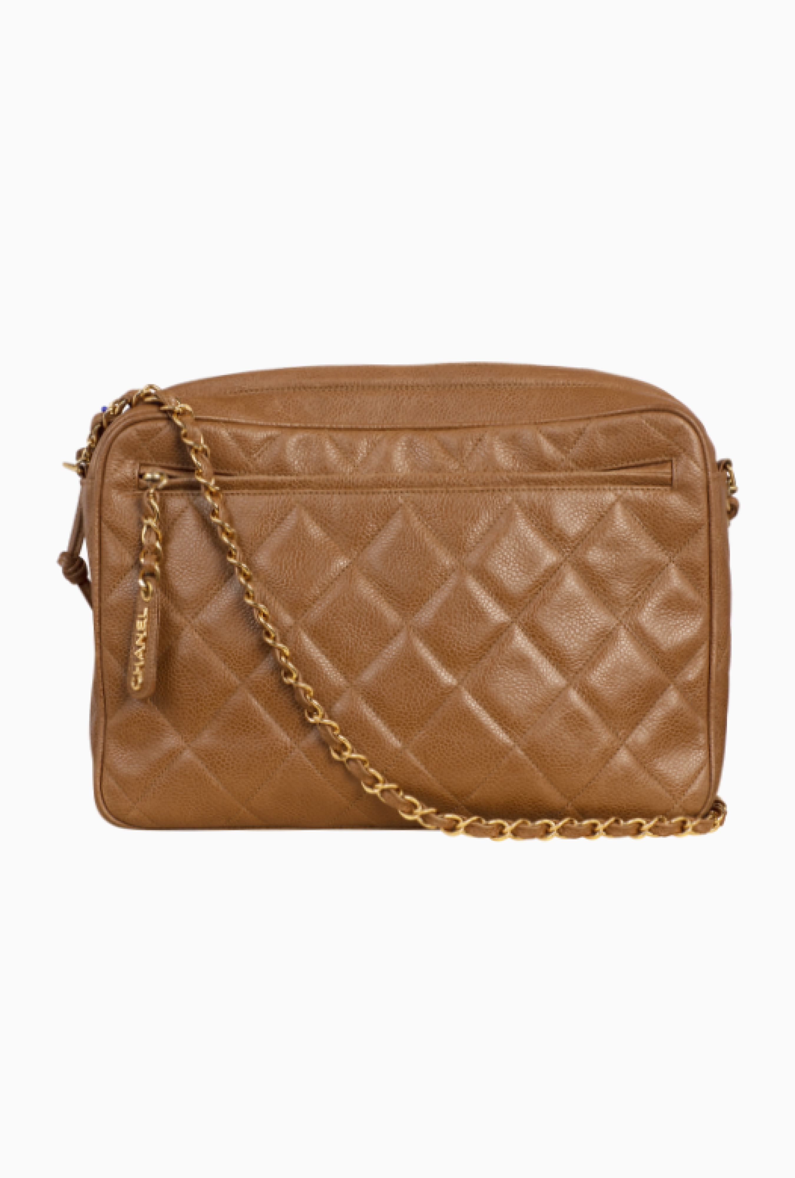 Sac Chanel Camera Vintage Cuir 80's