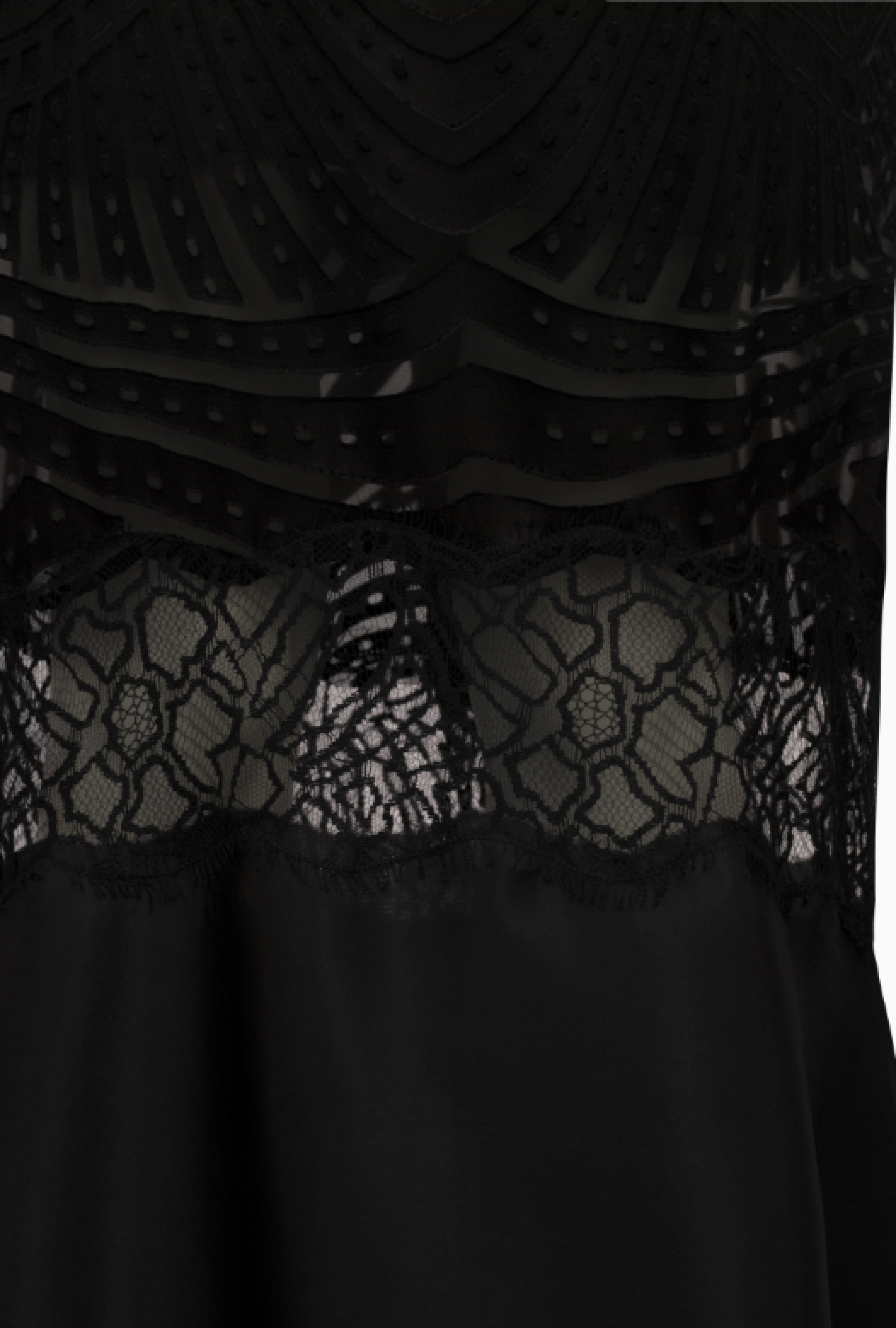 Robe Roberto Cavalli Black Siren Lace