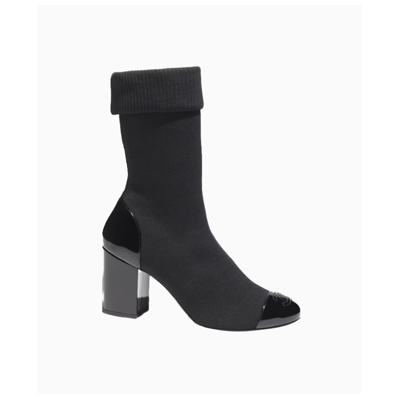 Chaussures Chanel Bottes Chaussettes Marine