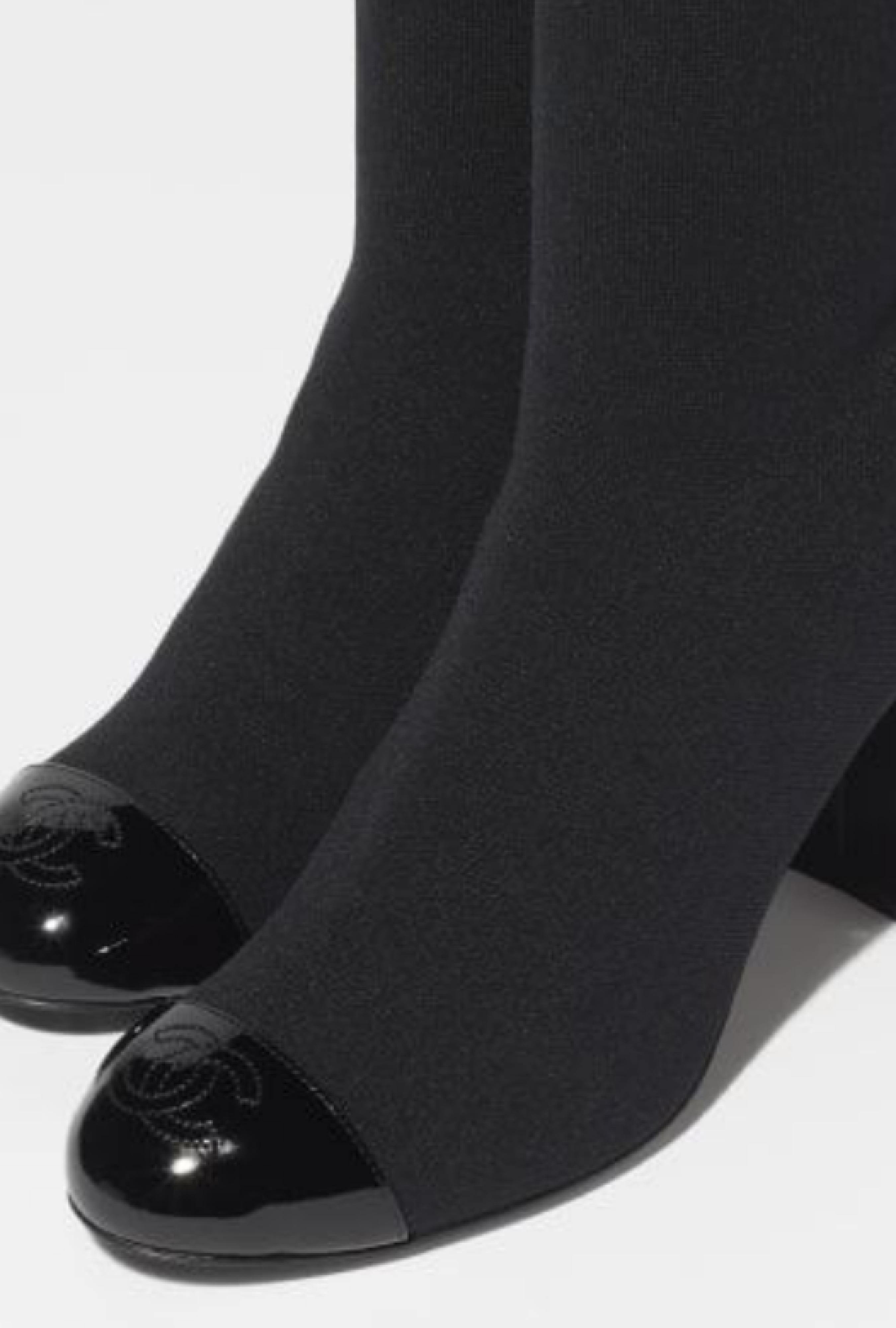 Chaussures Chanel Bottes Chaussettes Marine