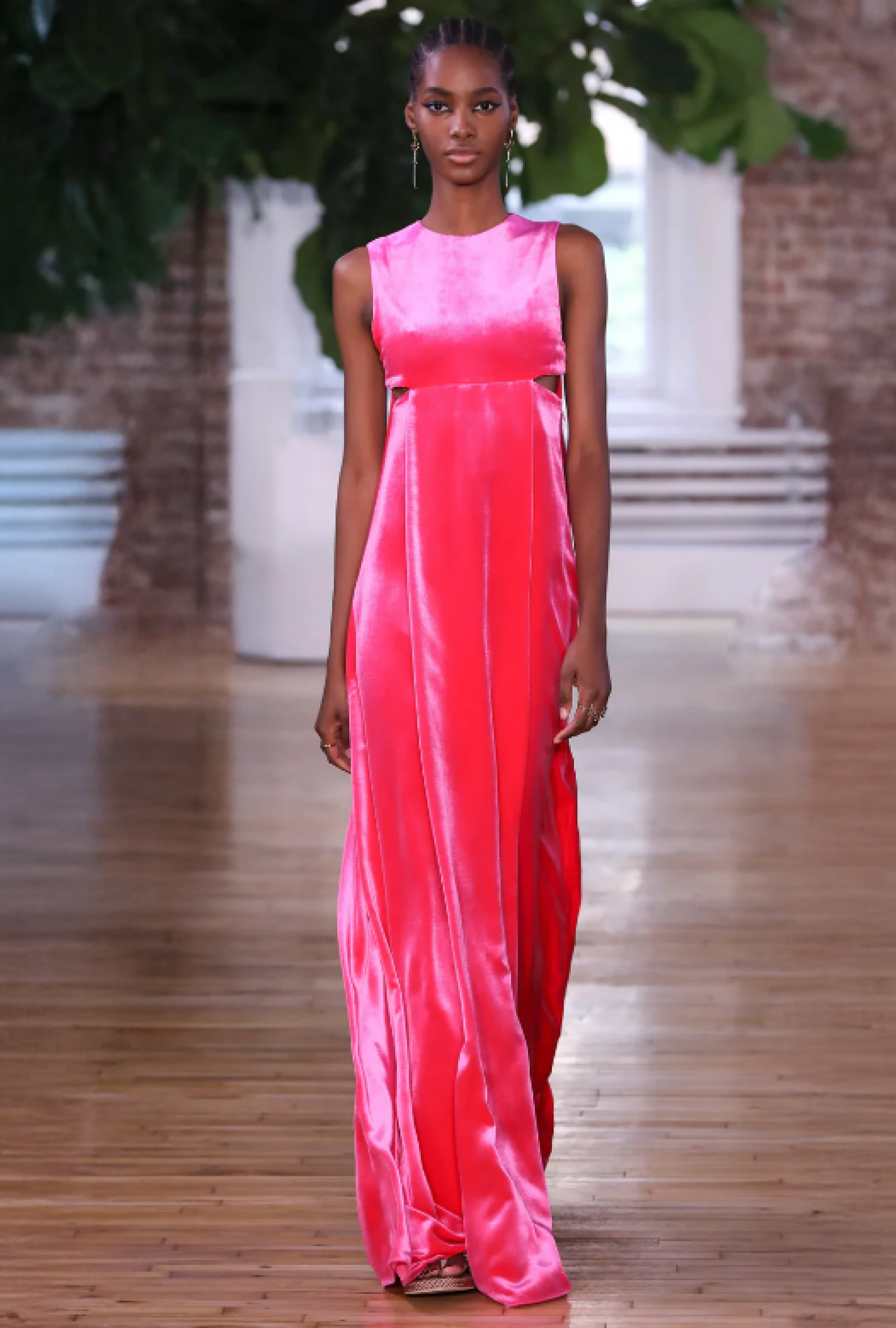 Robe Valentino Brilliant Pink Velvet