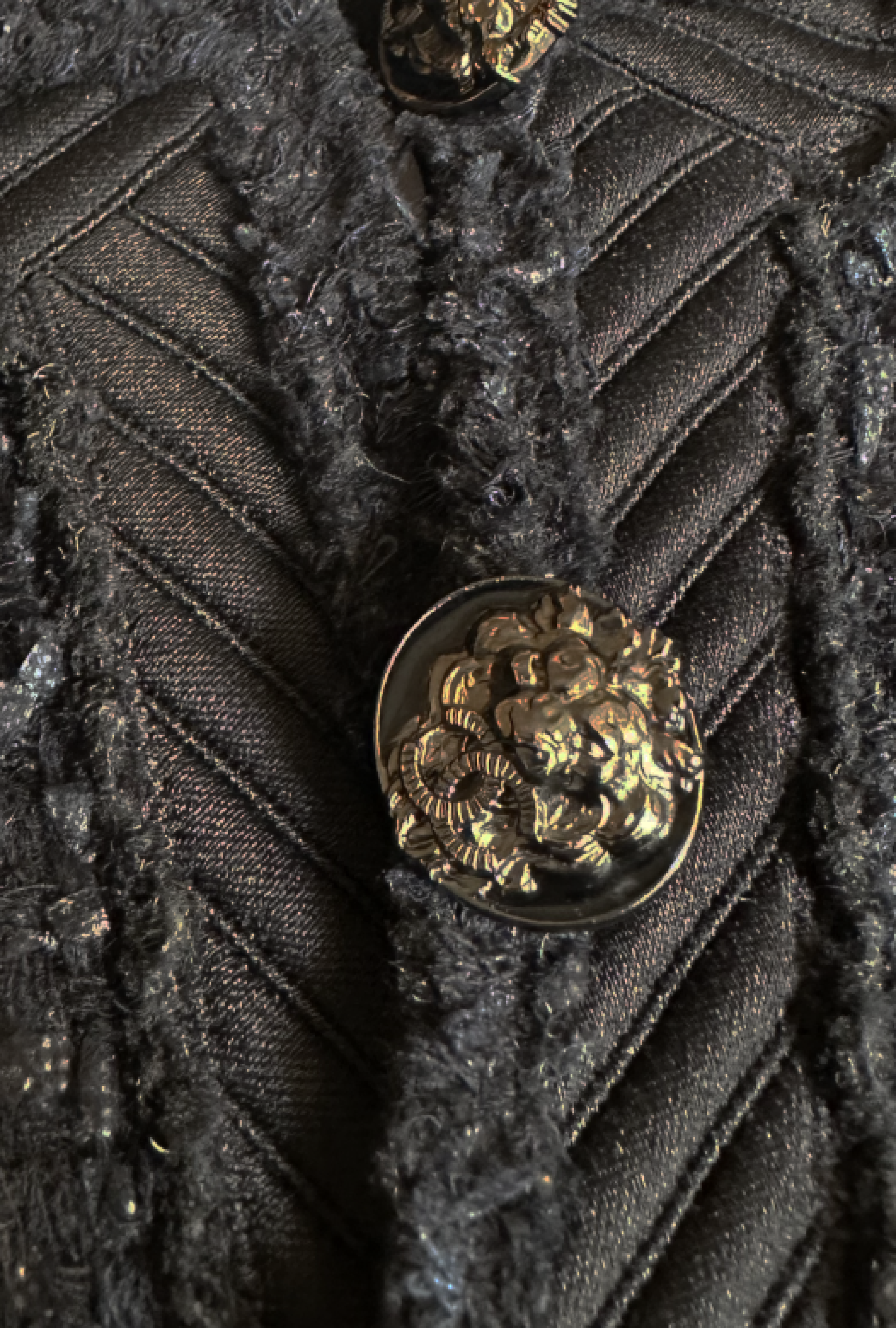 Veste Chanel Noir Braid Trim FW 2009