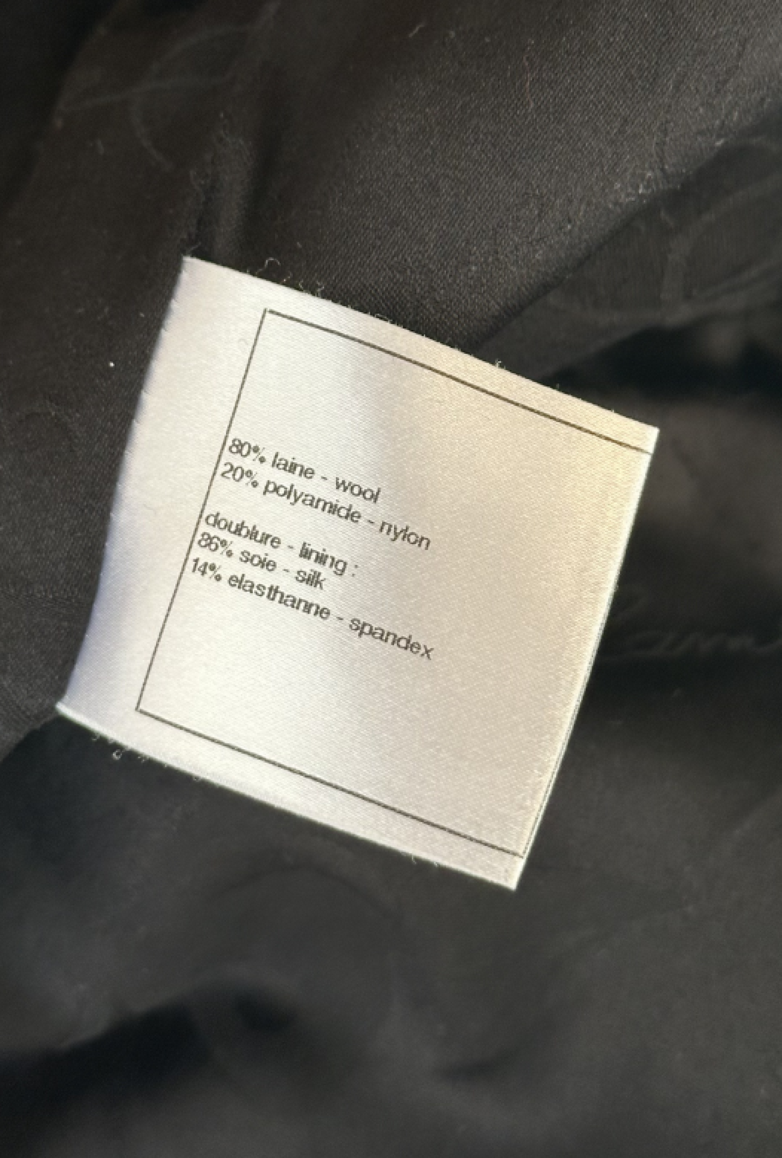 Veste Chanel Noir Braid Trim FW 2009