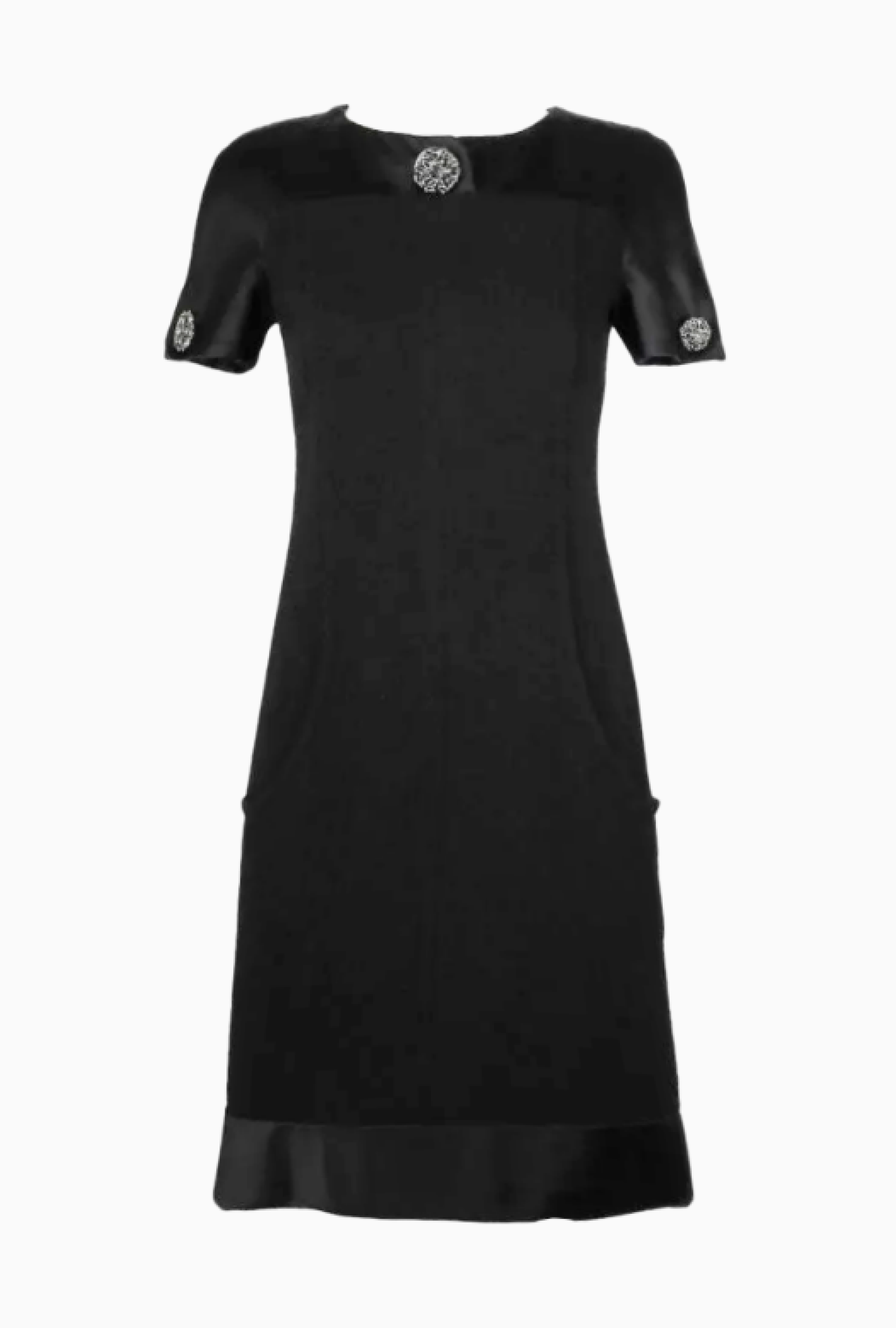 Robe Chanel Noire Boutons Gripoix FW 2015