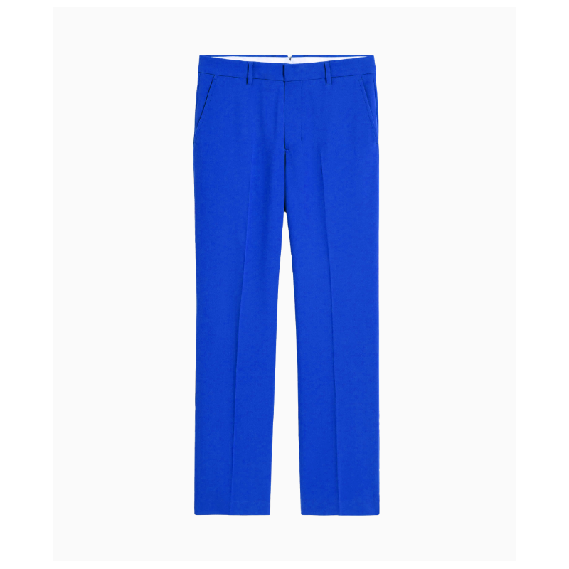 Pantalon AMI Paris Smoking Bleu Electrique
