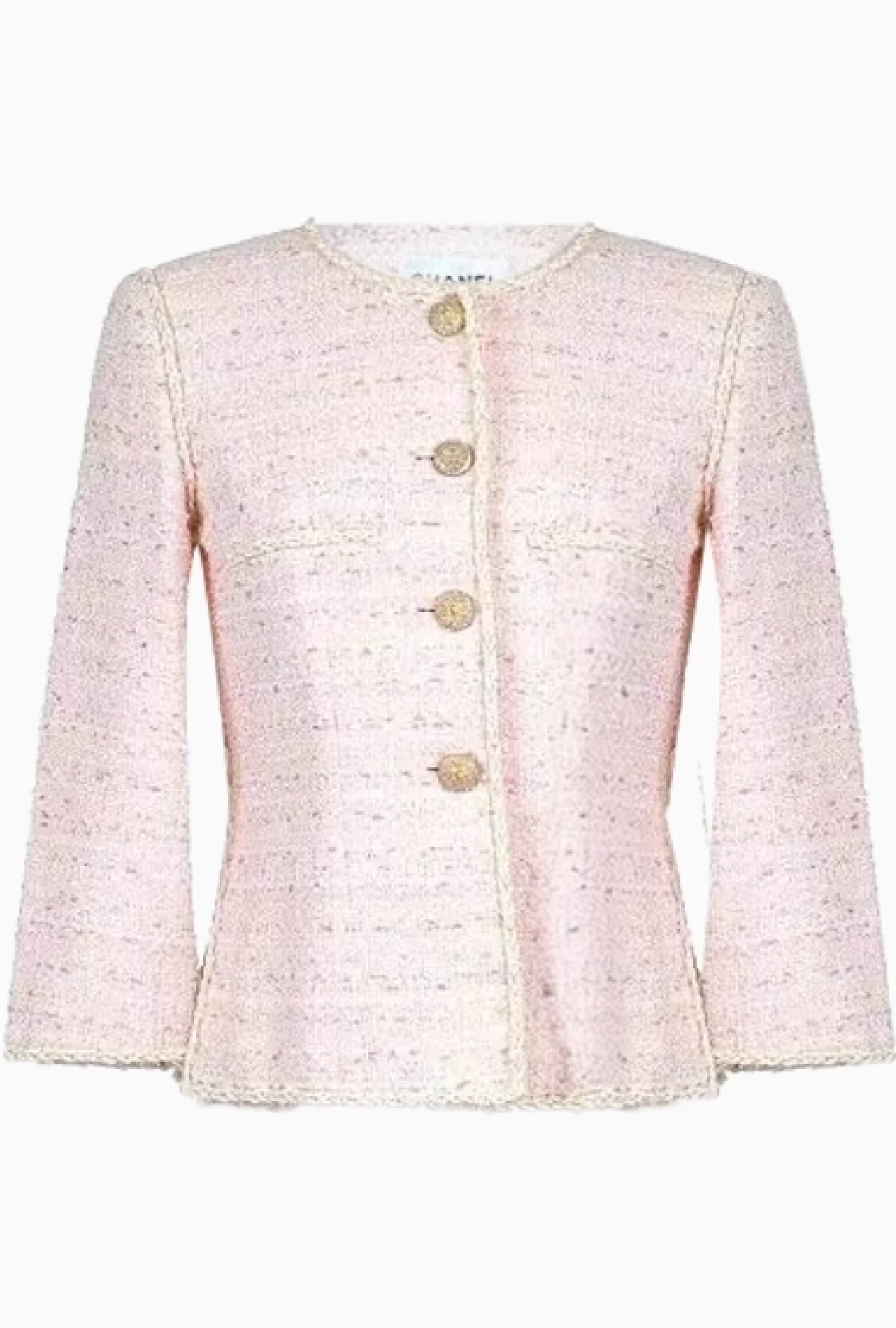 Veste Chanel Blush Pink Tweed spring 2010