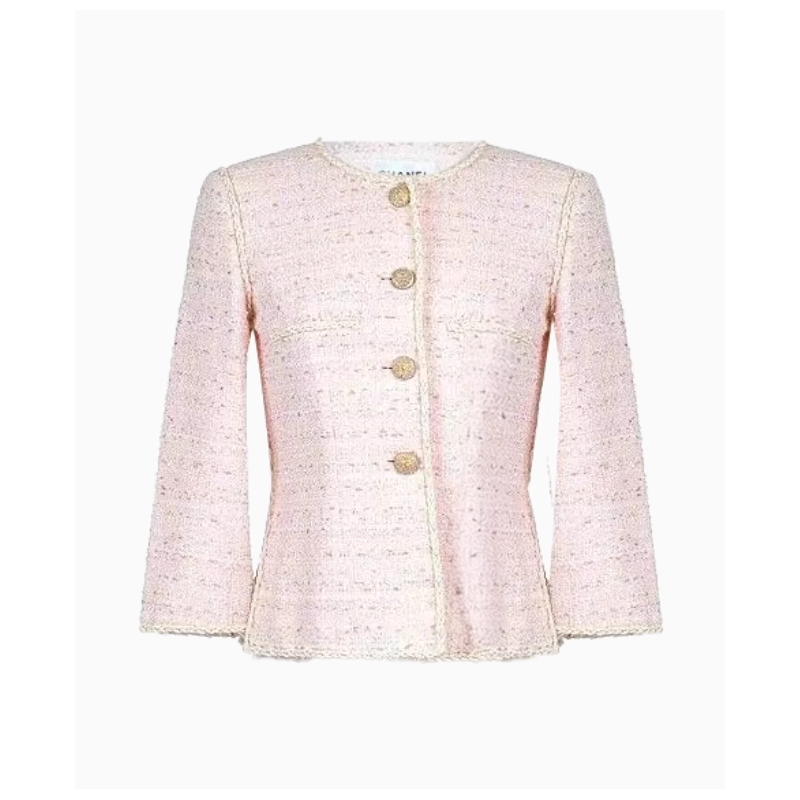 Veste Chanel Blush Pink Tweed spring 2010