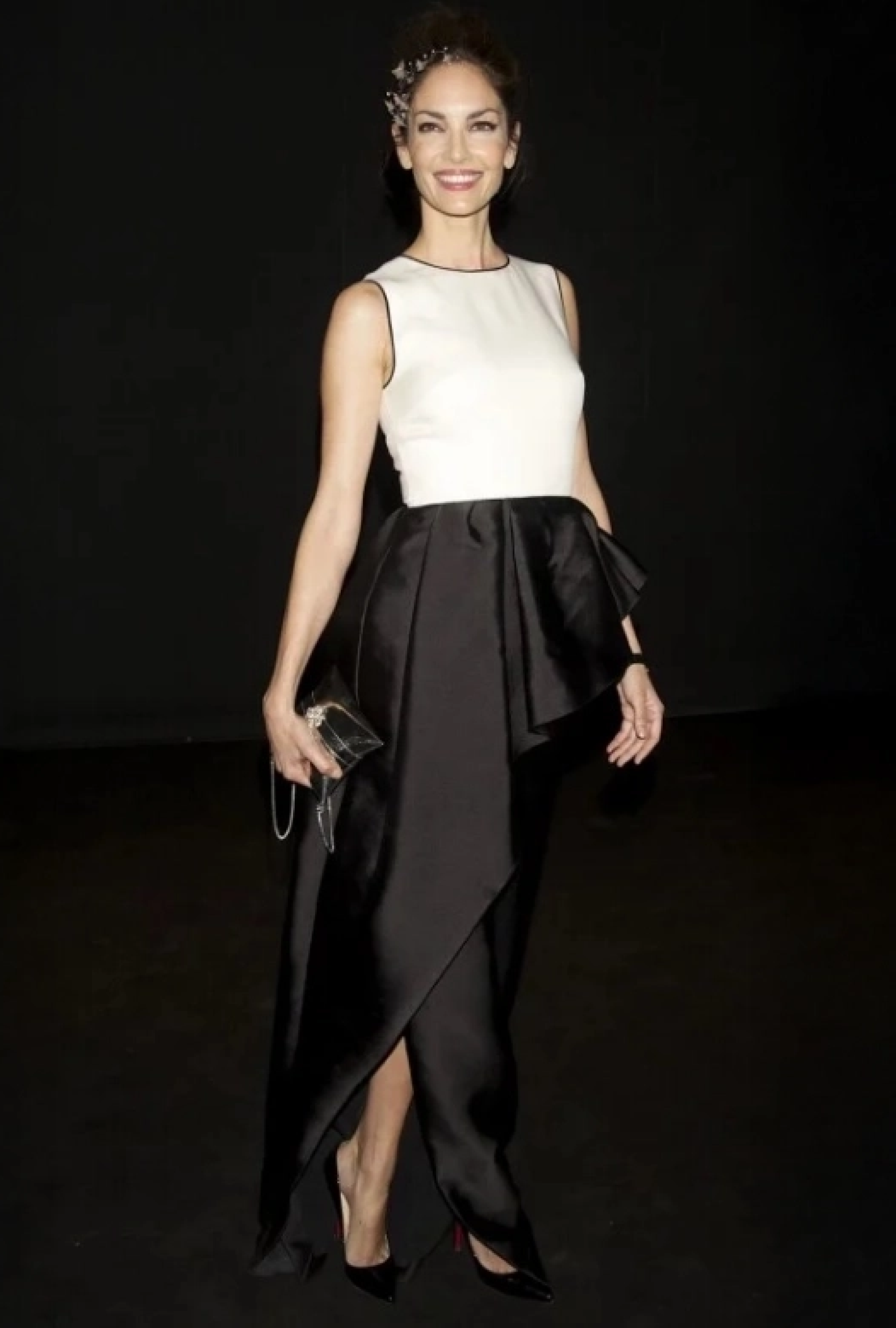 Robe Dior Black & White Satin 2013