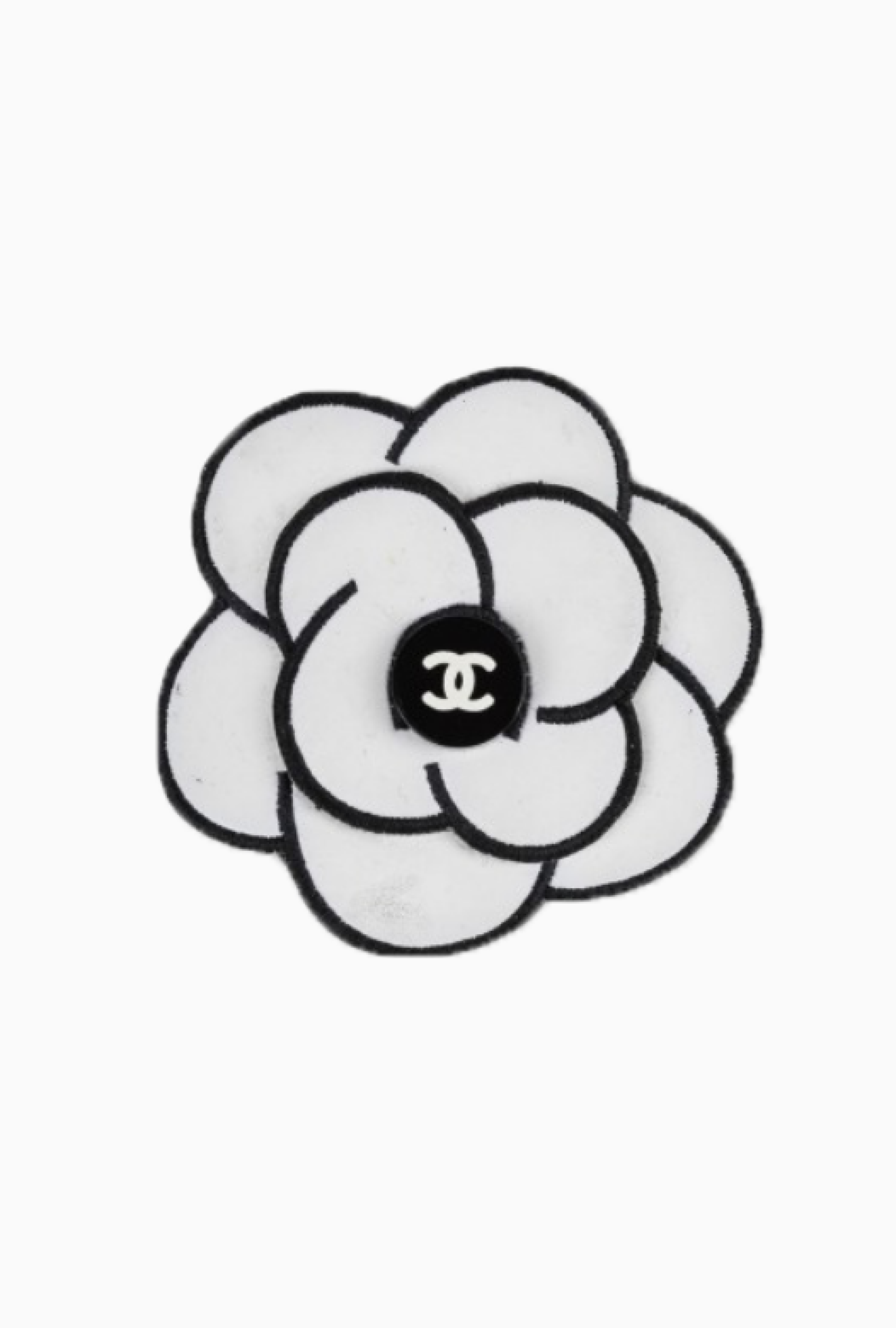 Broche Chanel CC Flower