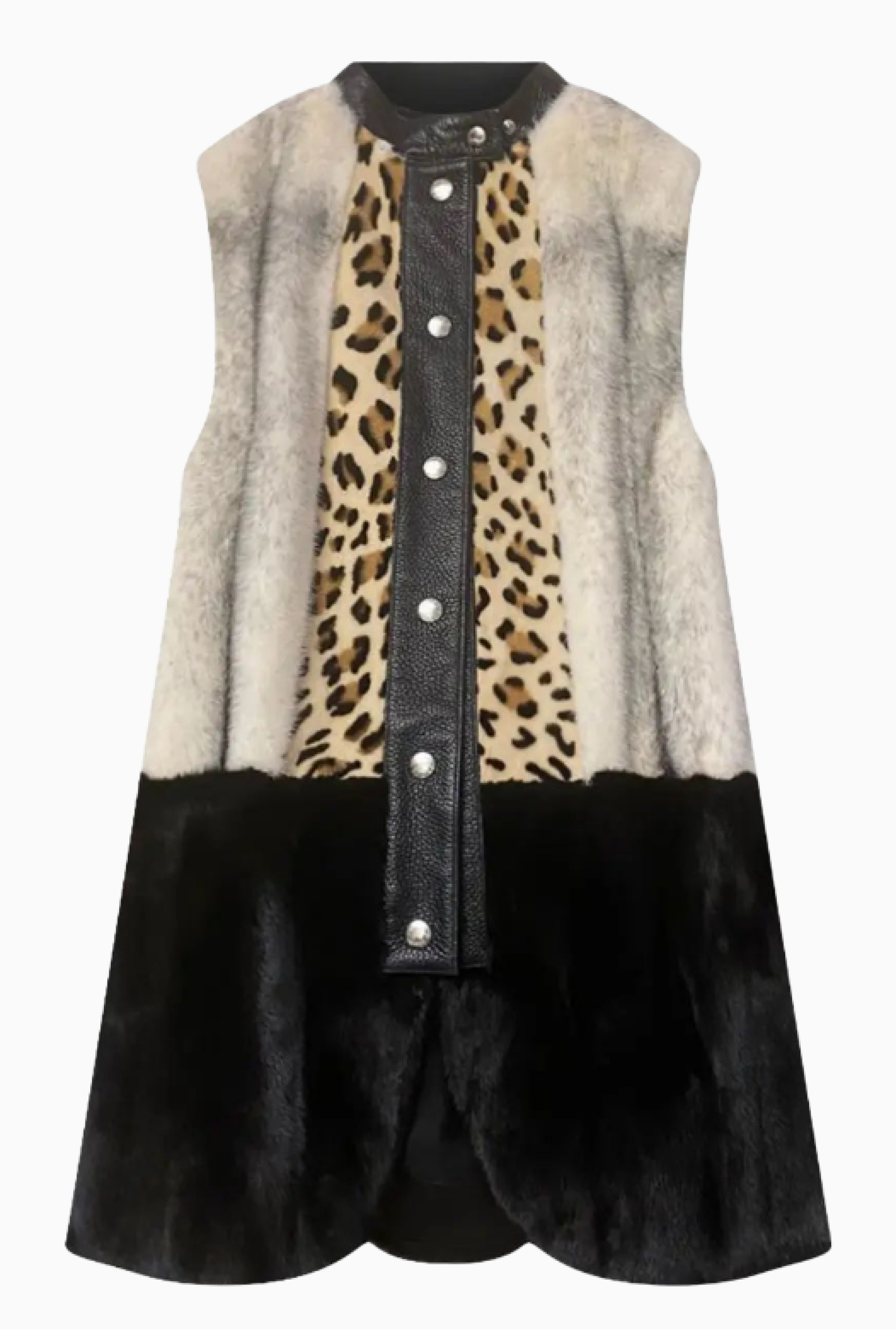 Manteau Louis Vuitton Patchwork Fourrure