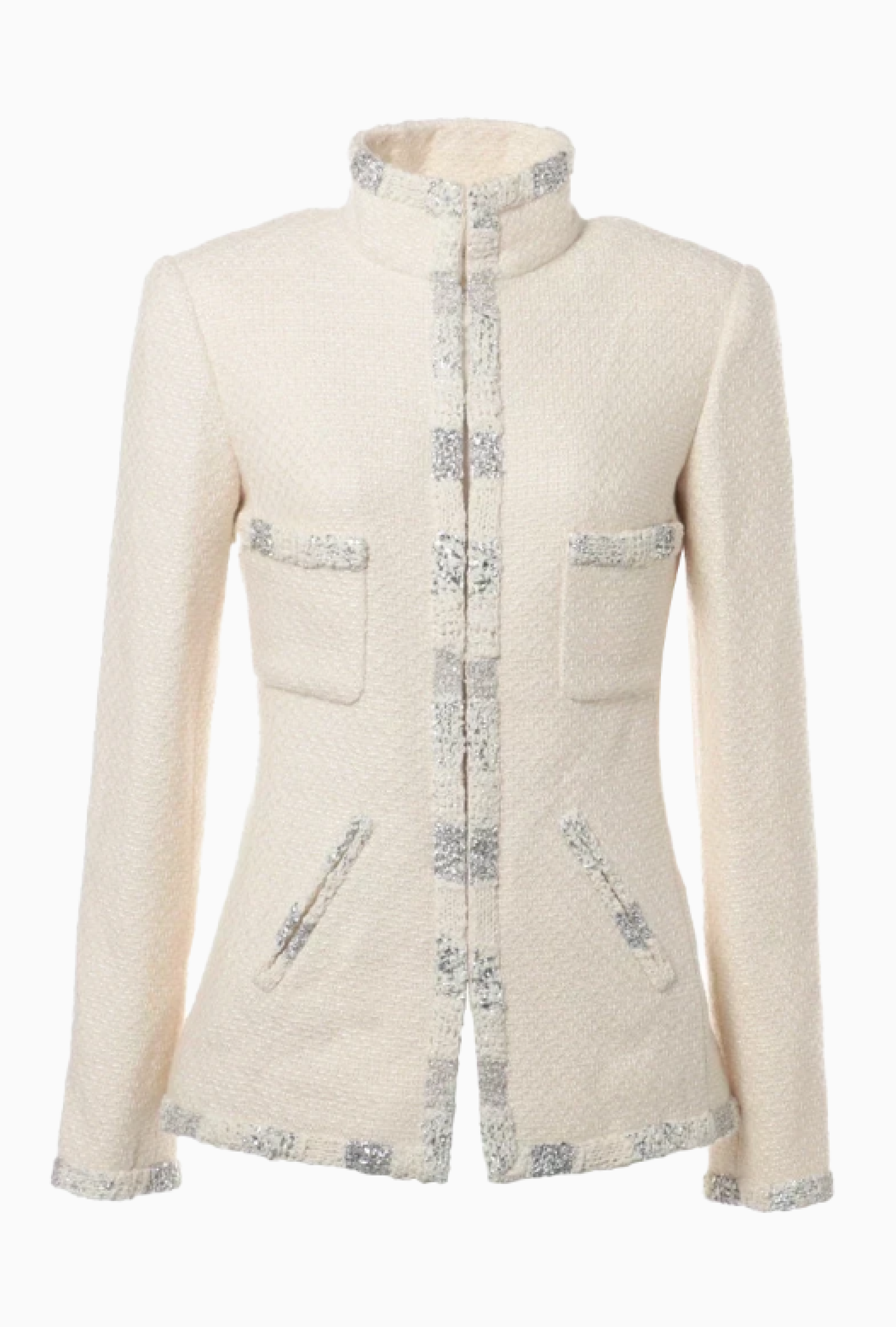 Veste Chanel Paris-Bombay Écru 2012 Metiers d'Art Paris-Bombay