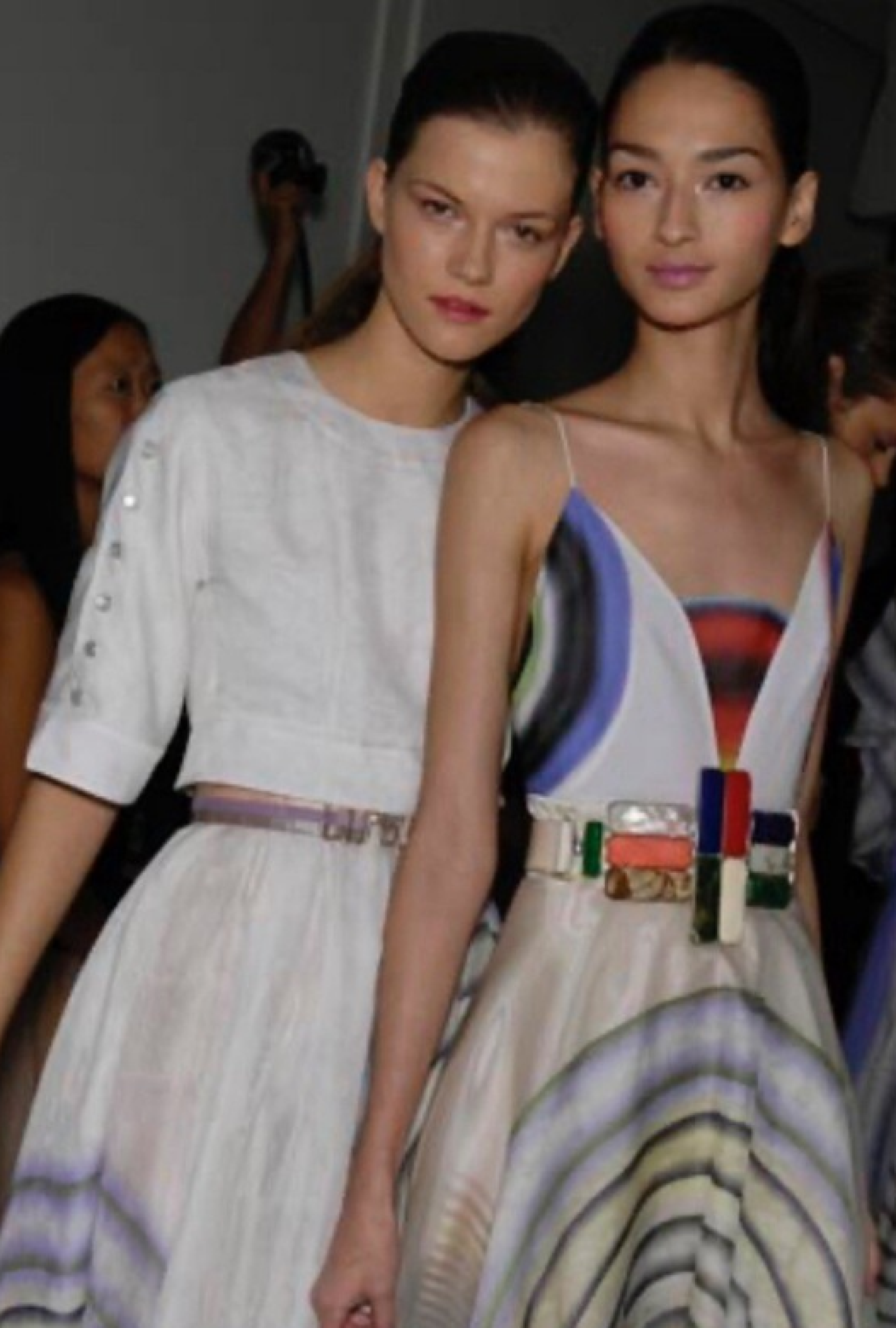 Robe Fendi Abstract Circle Print SS2008 by Karl Lagerfeld