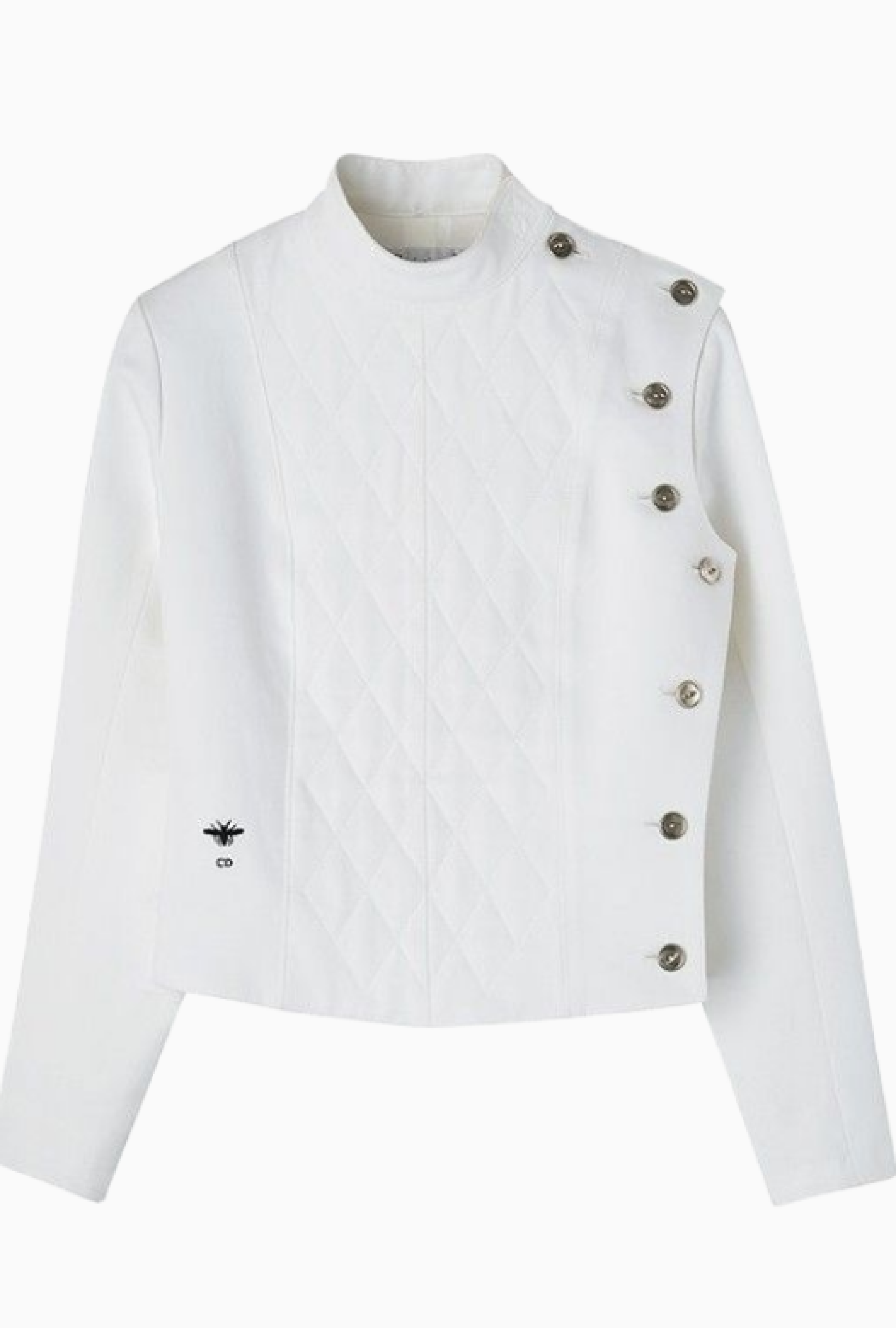 Veste Christian Dior Matelassée Blanche SS2017