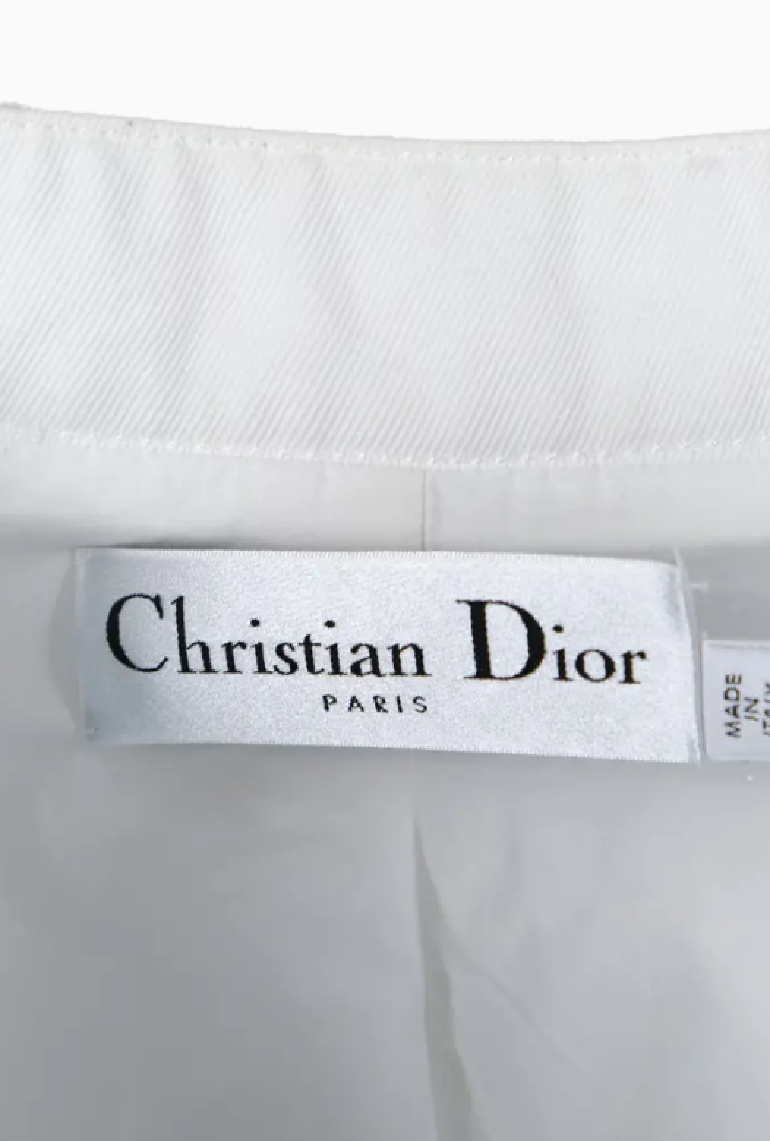 Veste Christian Dior Matelassée Blanche SS2017