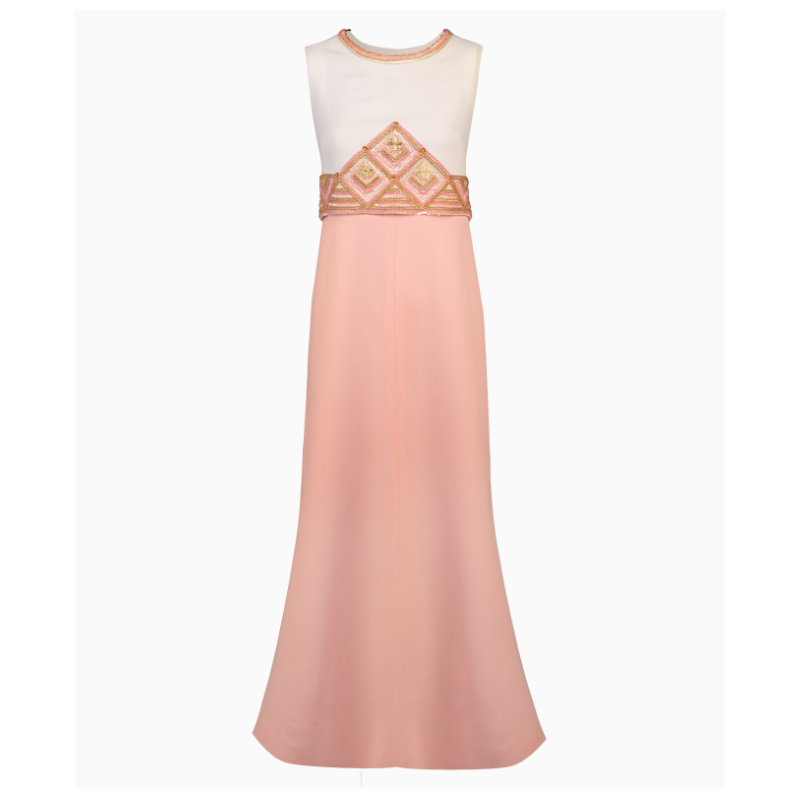 Robe Balmain Rose Signature