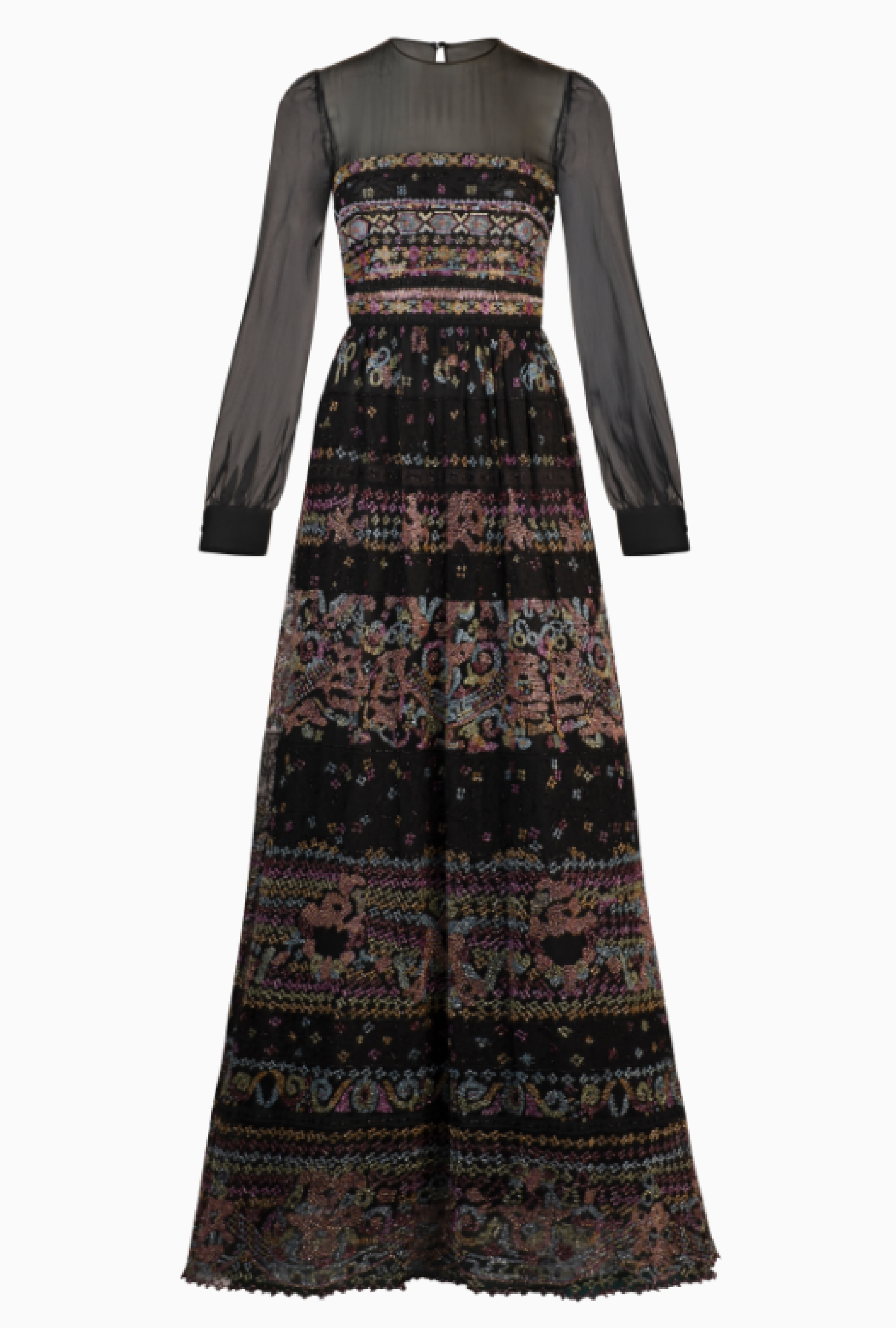 Robe Valentino Noir Céleste FW 2012