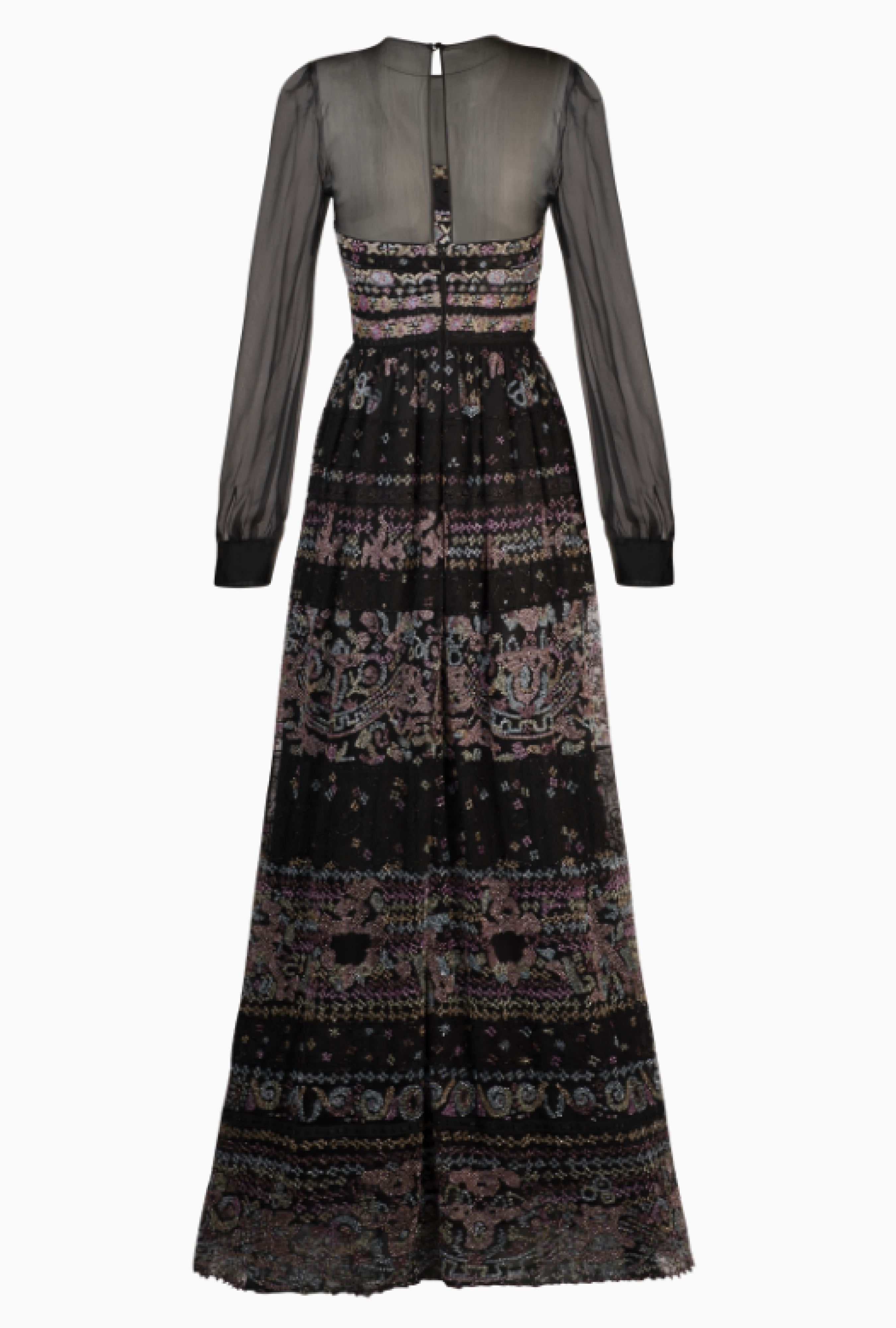 Robe Valentino Noir Céleste FW 2012