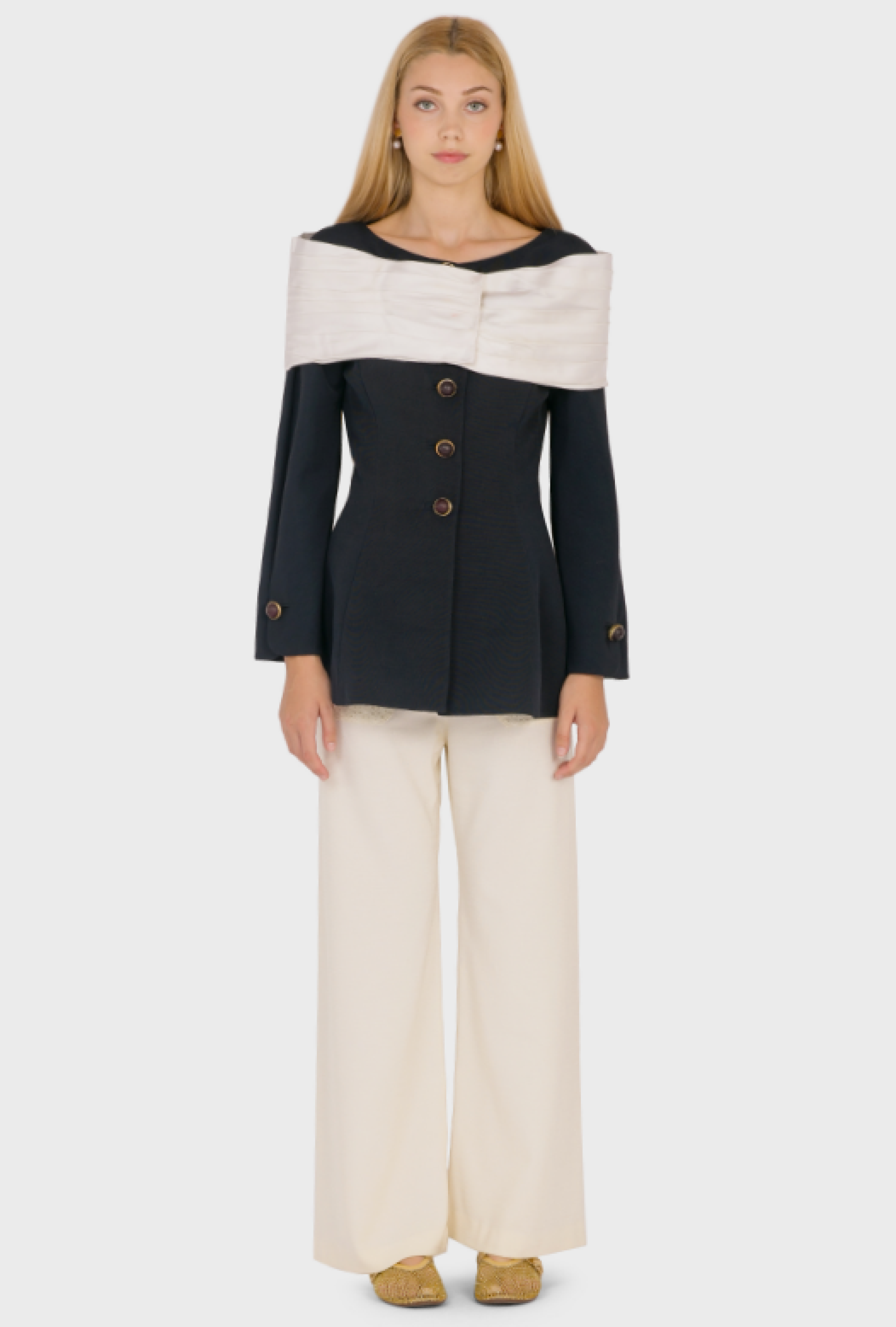 Veste Nina Ricci Plissée De Lune