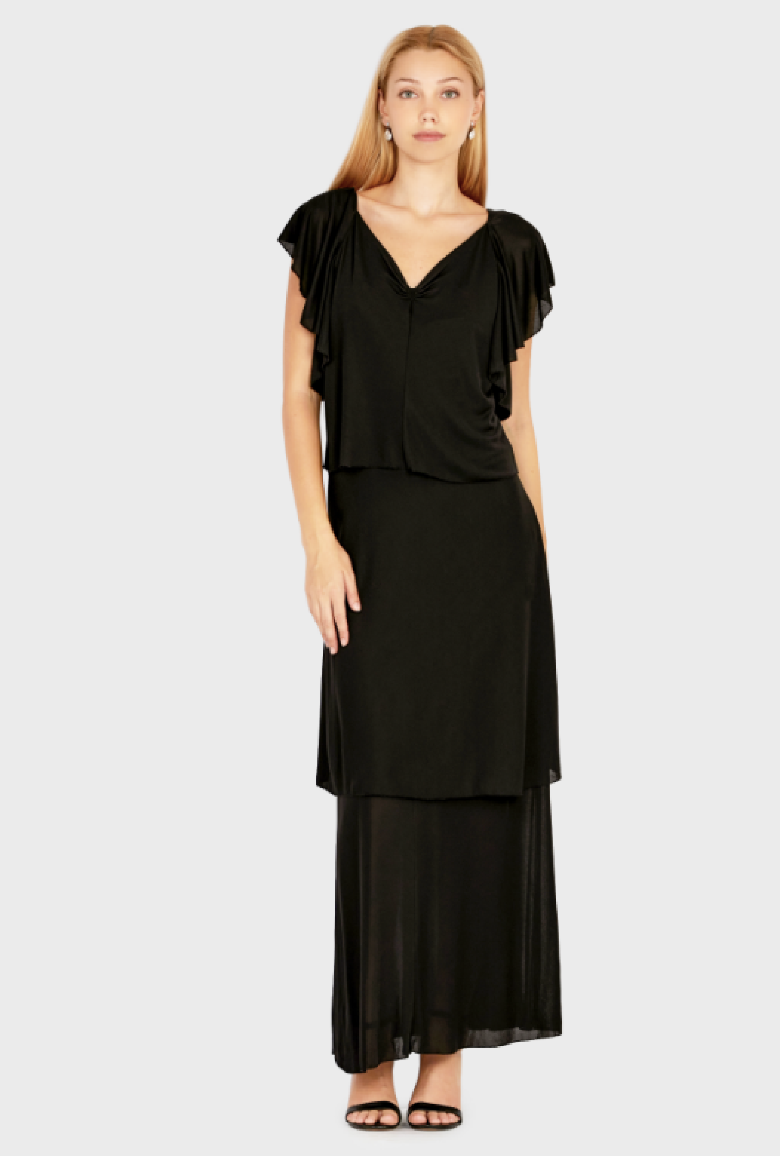 Robe Guy Laroche Dos Nu à Volant