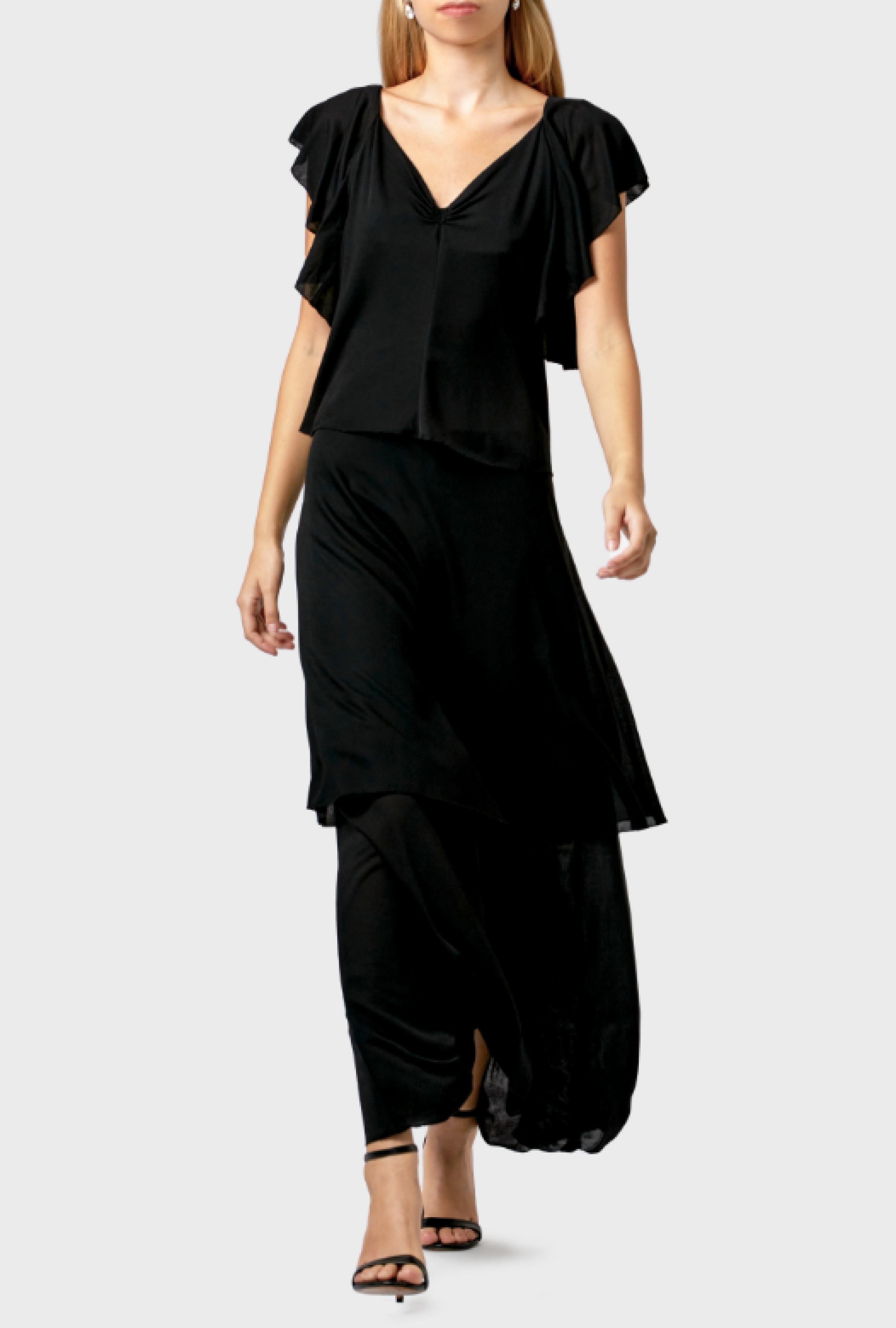 Robe Guy Laroche Dos Nu à Volant