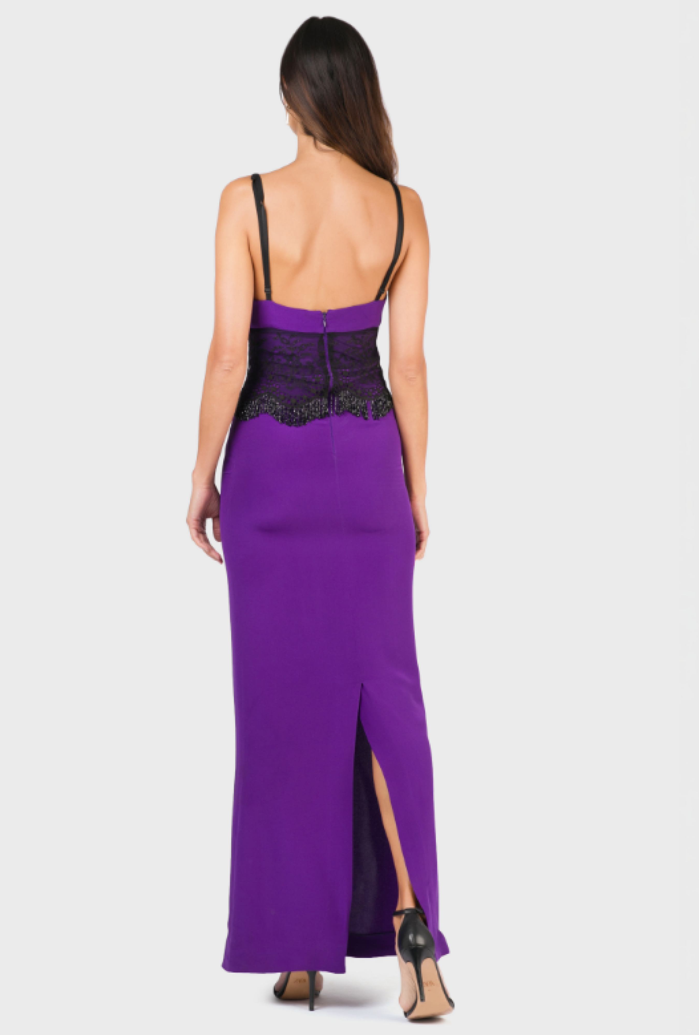 Robe Dolce & Gabbana Slipdress Purple