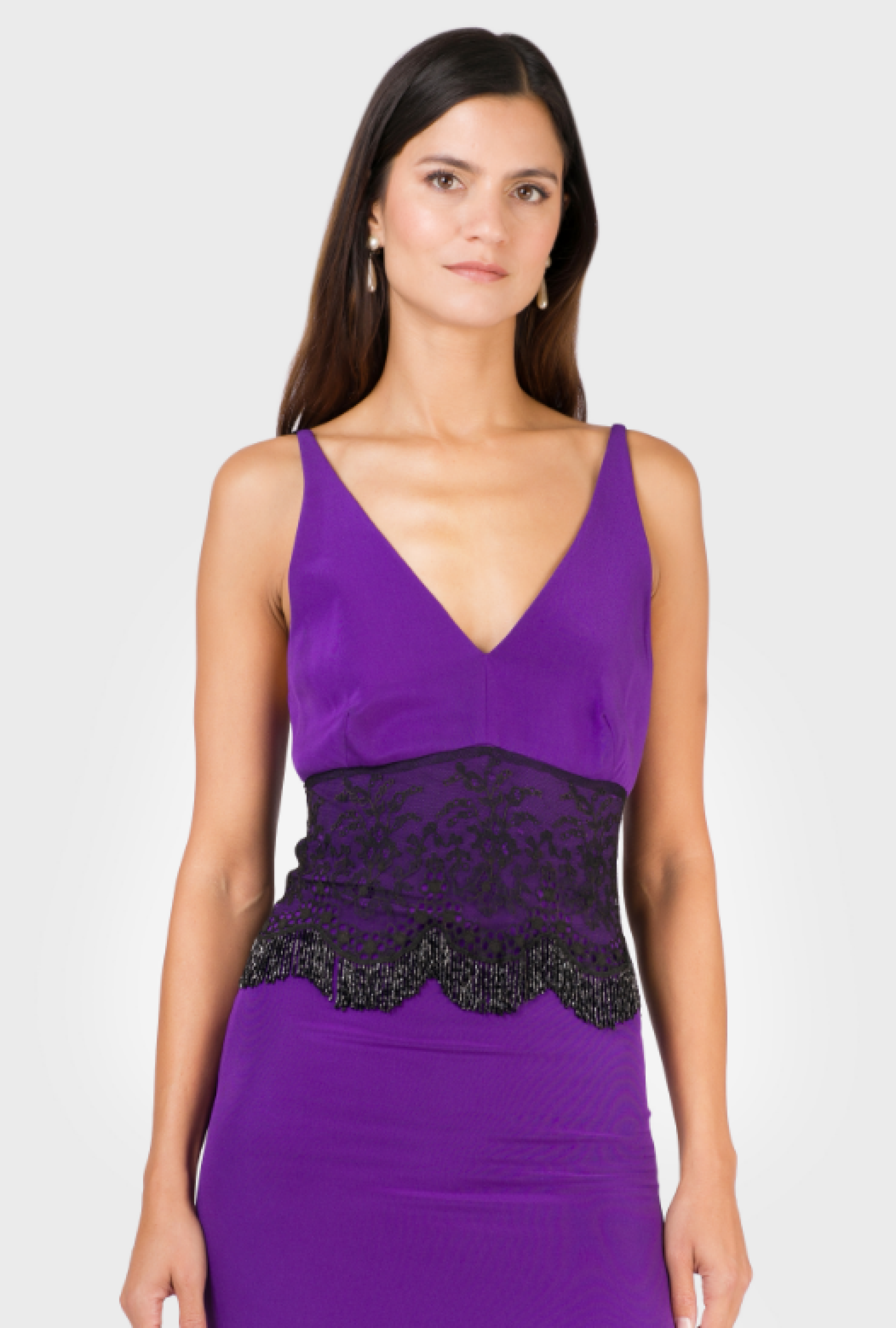Robe Dolce & Gabbana Slipdress Purple