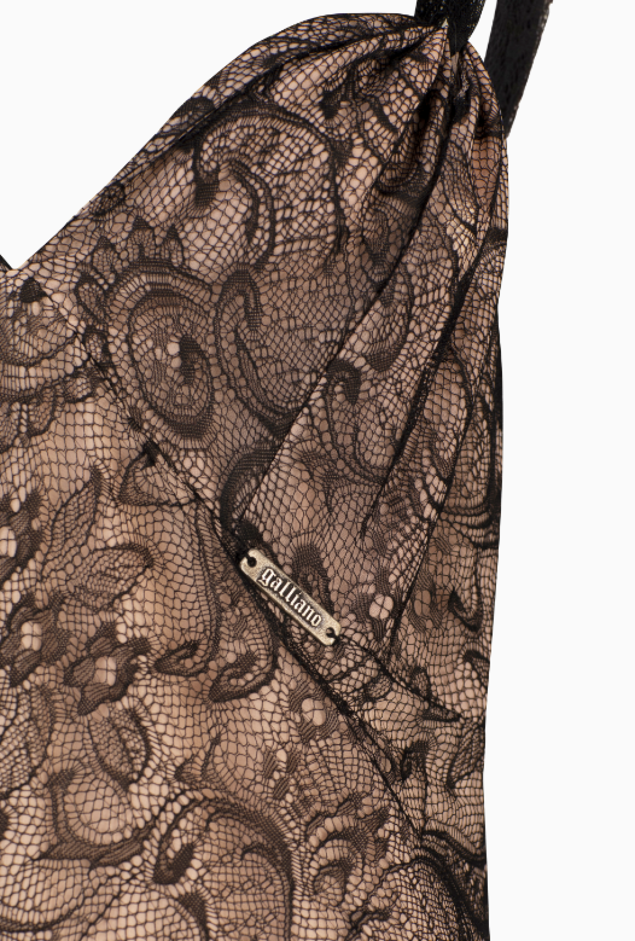 Robe John Galliano Lace Nude