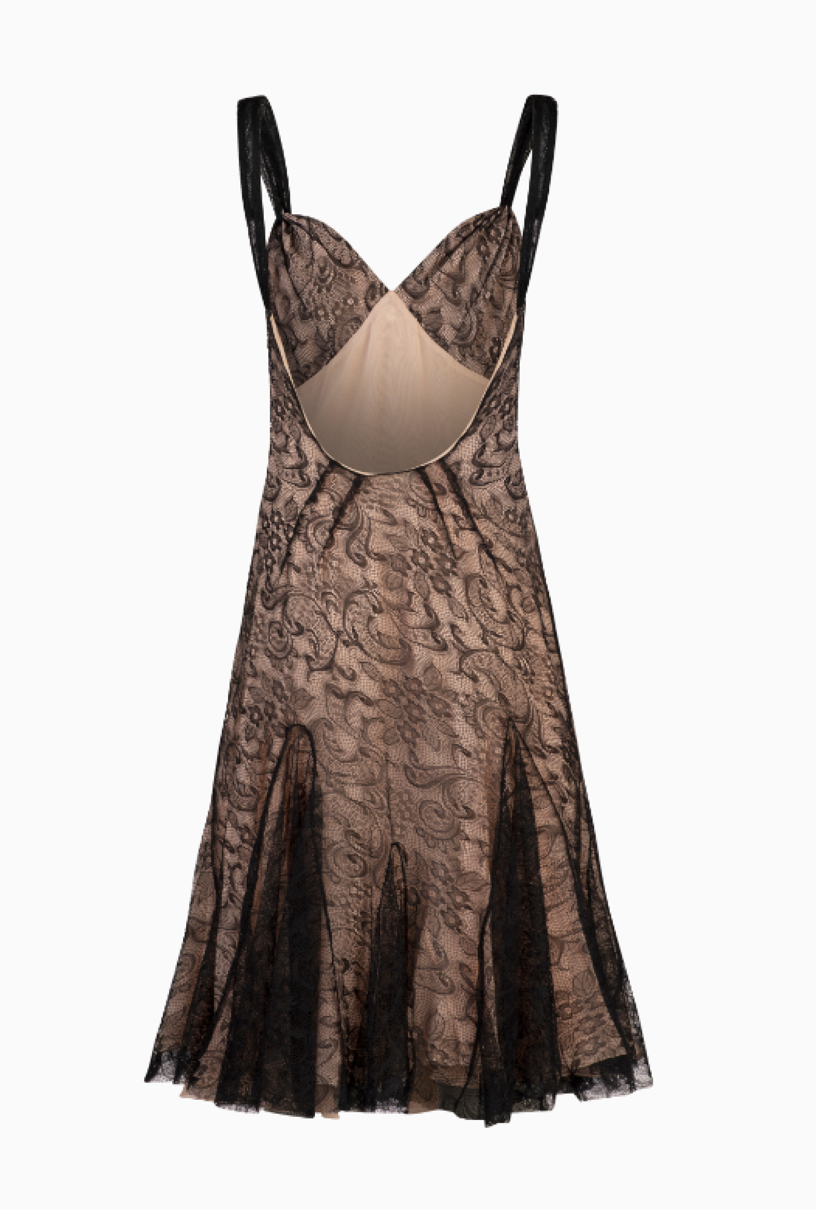 Robe John Galliano Lace Nude