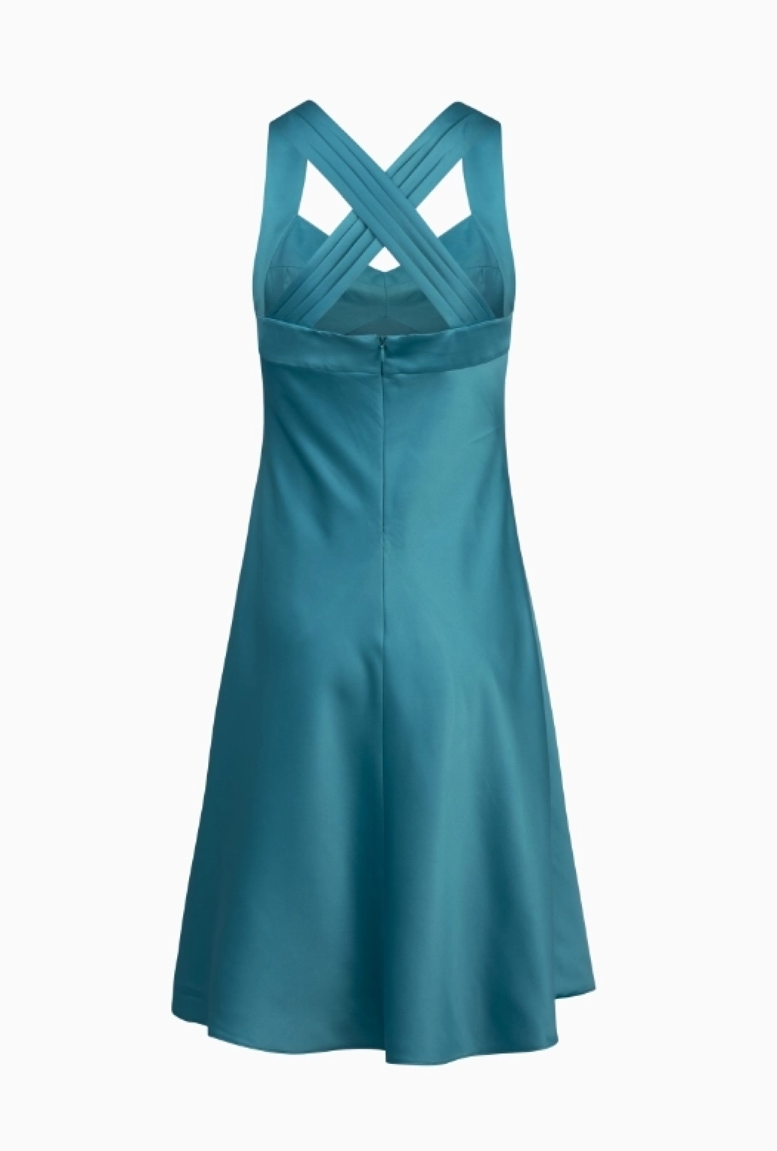 Robe Calvin Klein Drapé Bleu Ciel