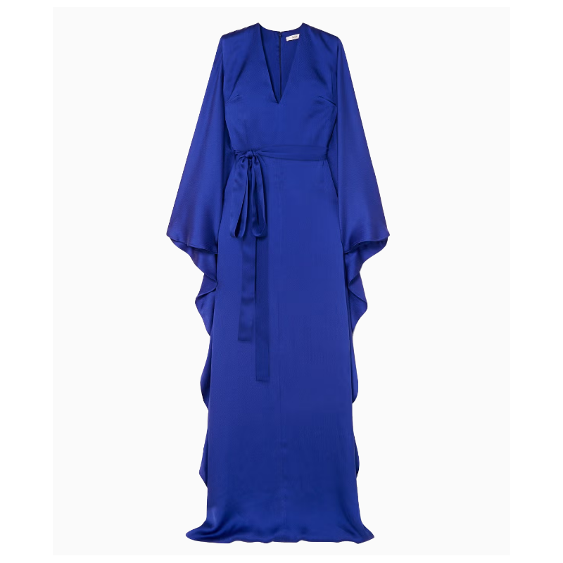 Robe SAFIYAA Aurora Silk Blue