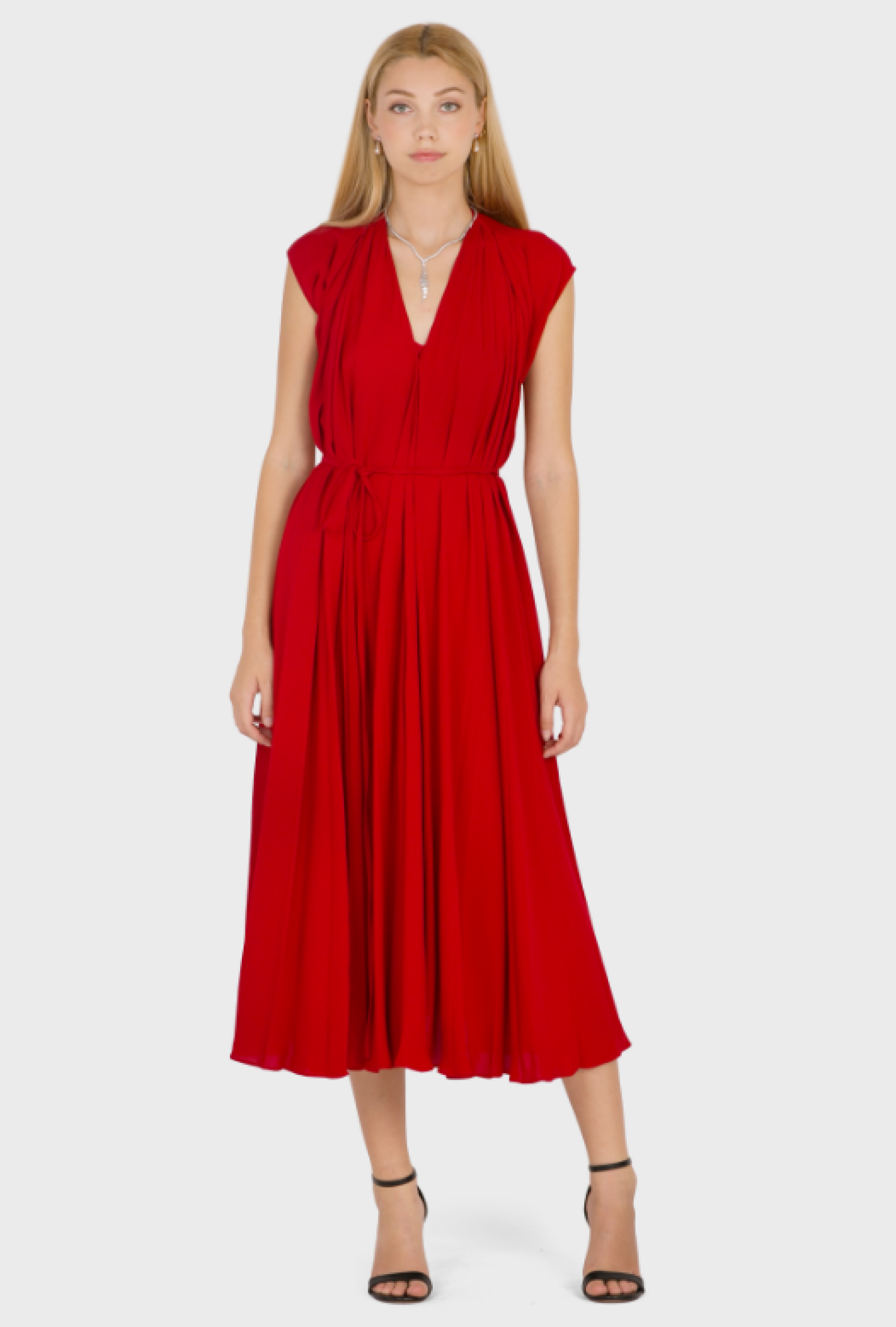 Robe Valentino Drapé Red