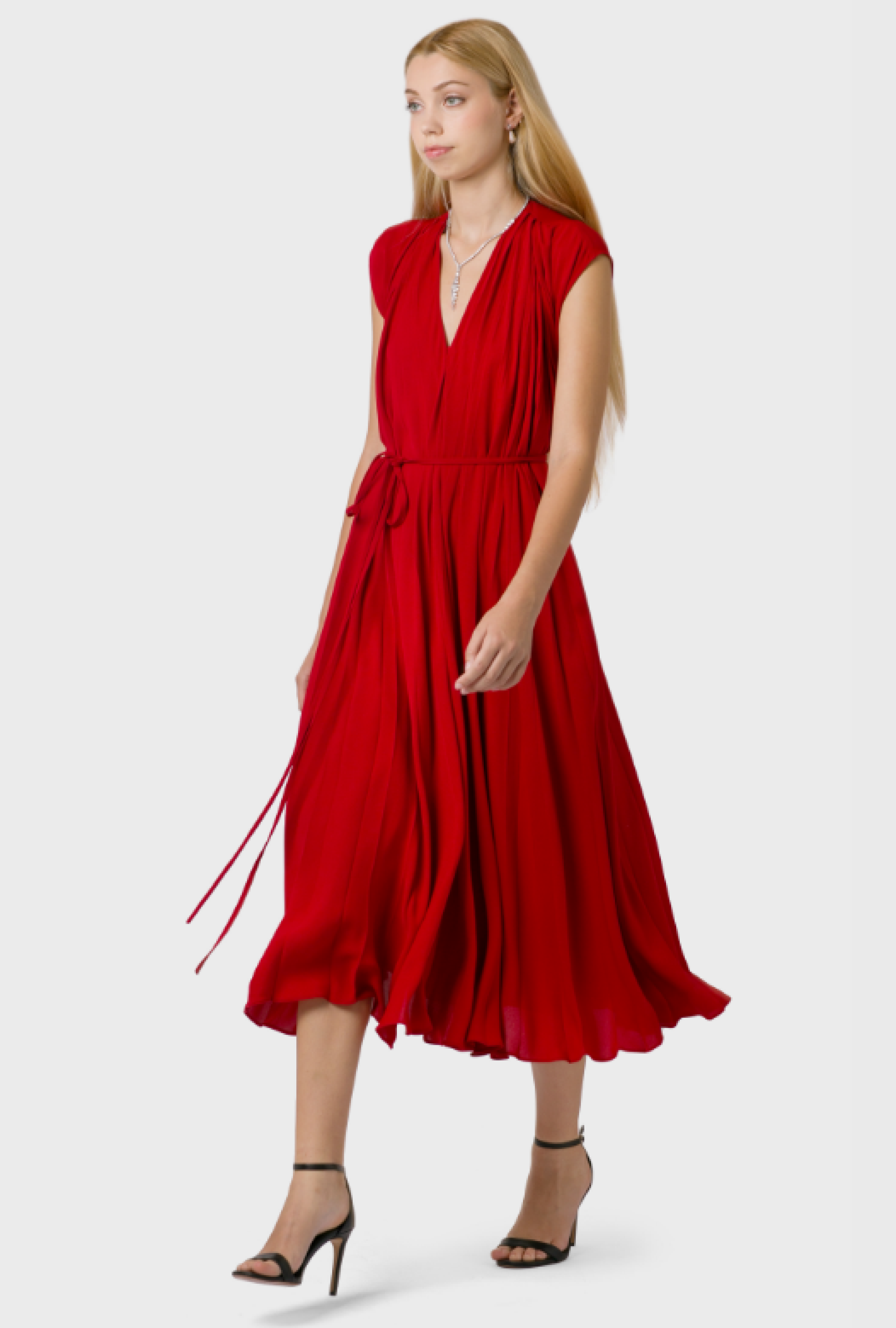 Robe Valentino Drapé Red