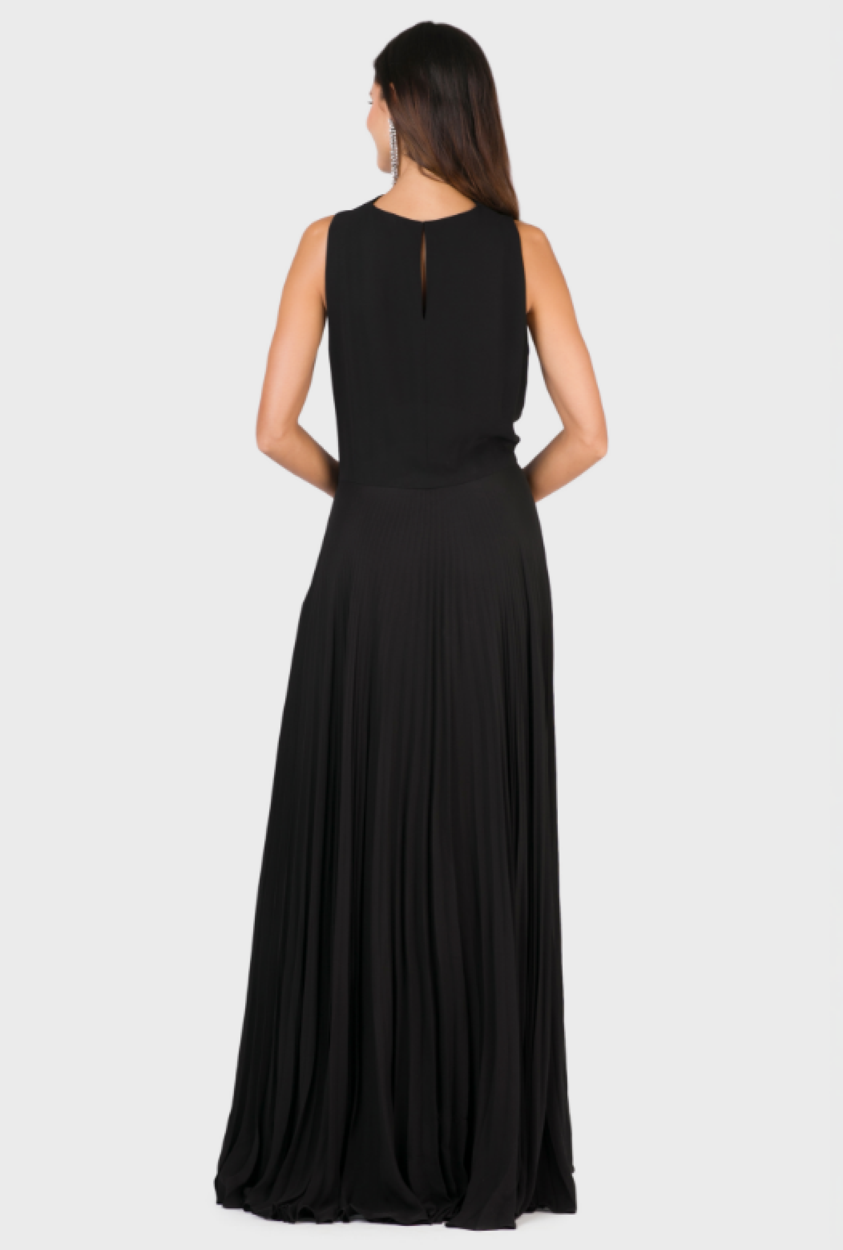 Robe Ralph Lauren Noir Plissé