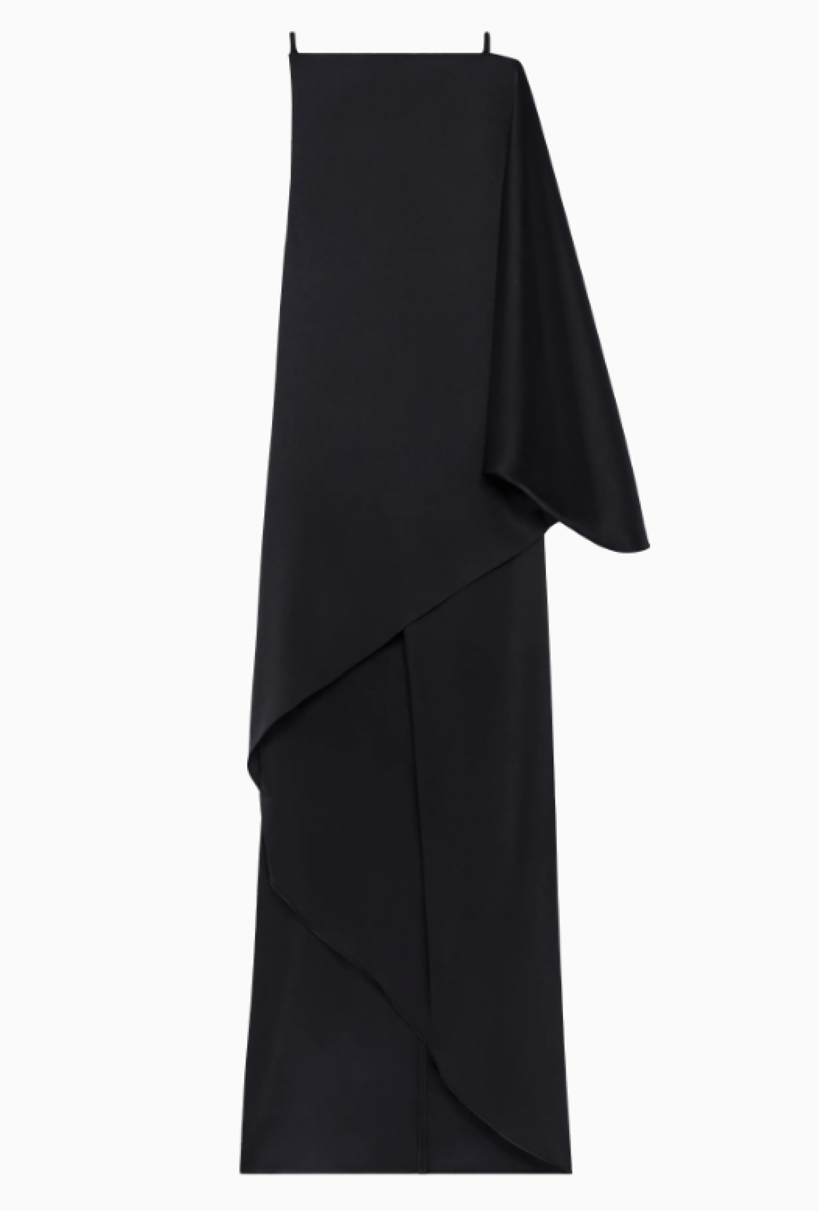 Robe Courreges Infinity Off Shoulder Black