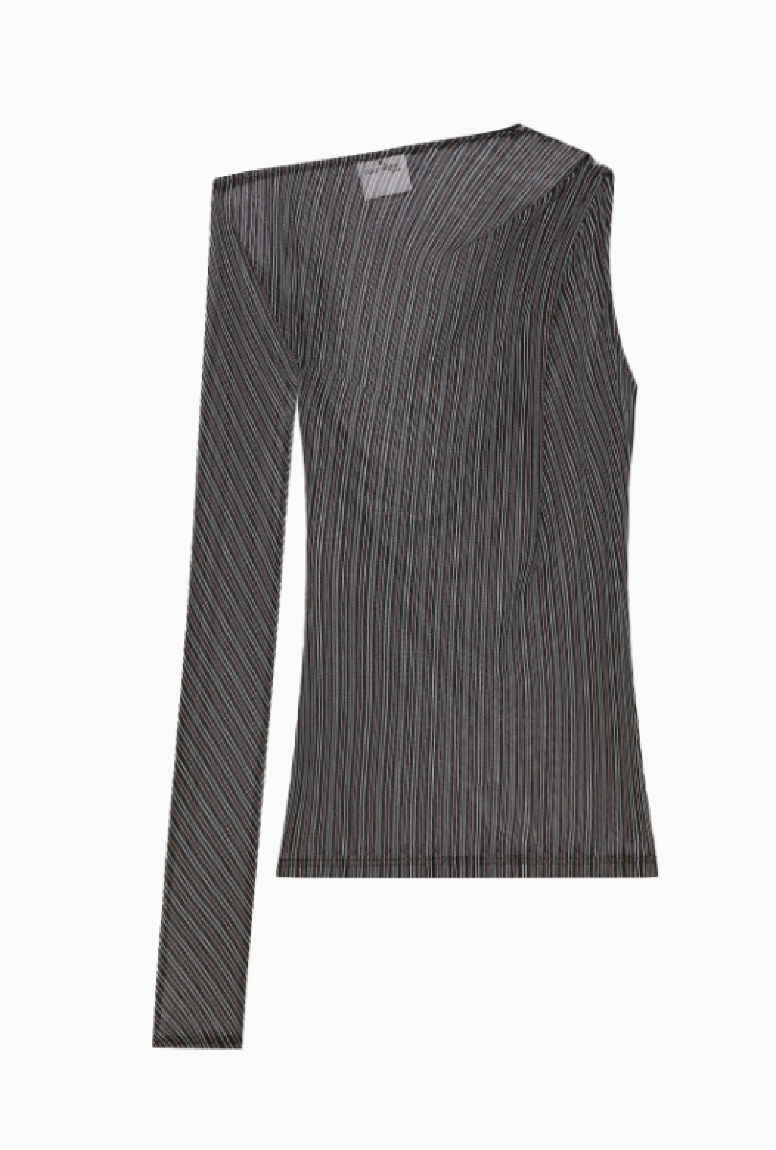 Top Courreges One Shoulder Mesh